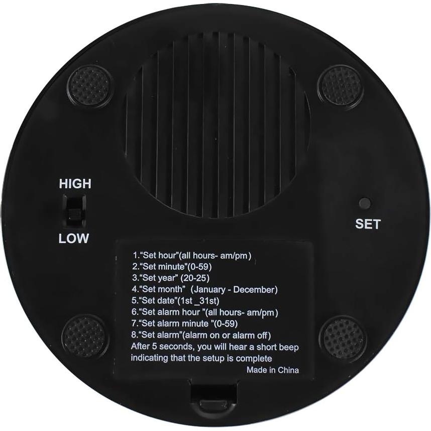 Reloj Hablante Grande A/B para Ciegos - Botón Fácil de Usar