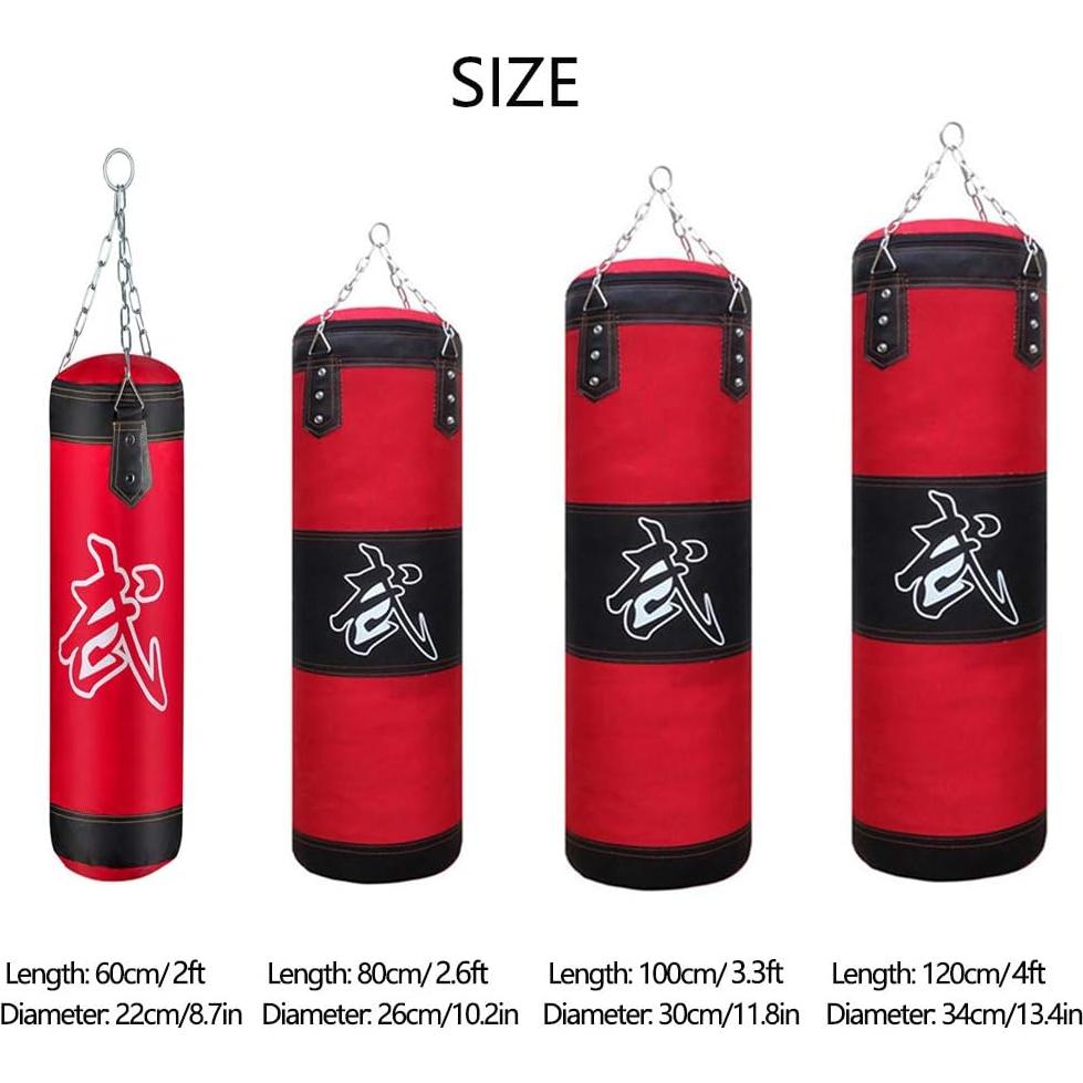 Saco de Boxeo Sfeexun 1,01 m con Guantes y Cadena