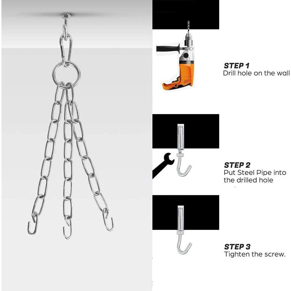 Saco de Boxeo Sfeexun 1,01 m con Guantes y Cadena