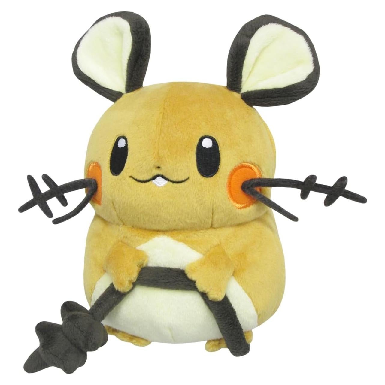 Peluche Dedenne Sanei 17.8 cm Naranja Coleccionable