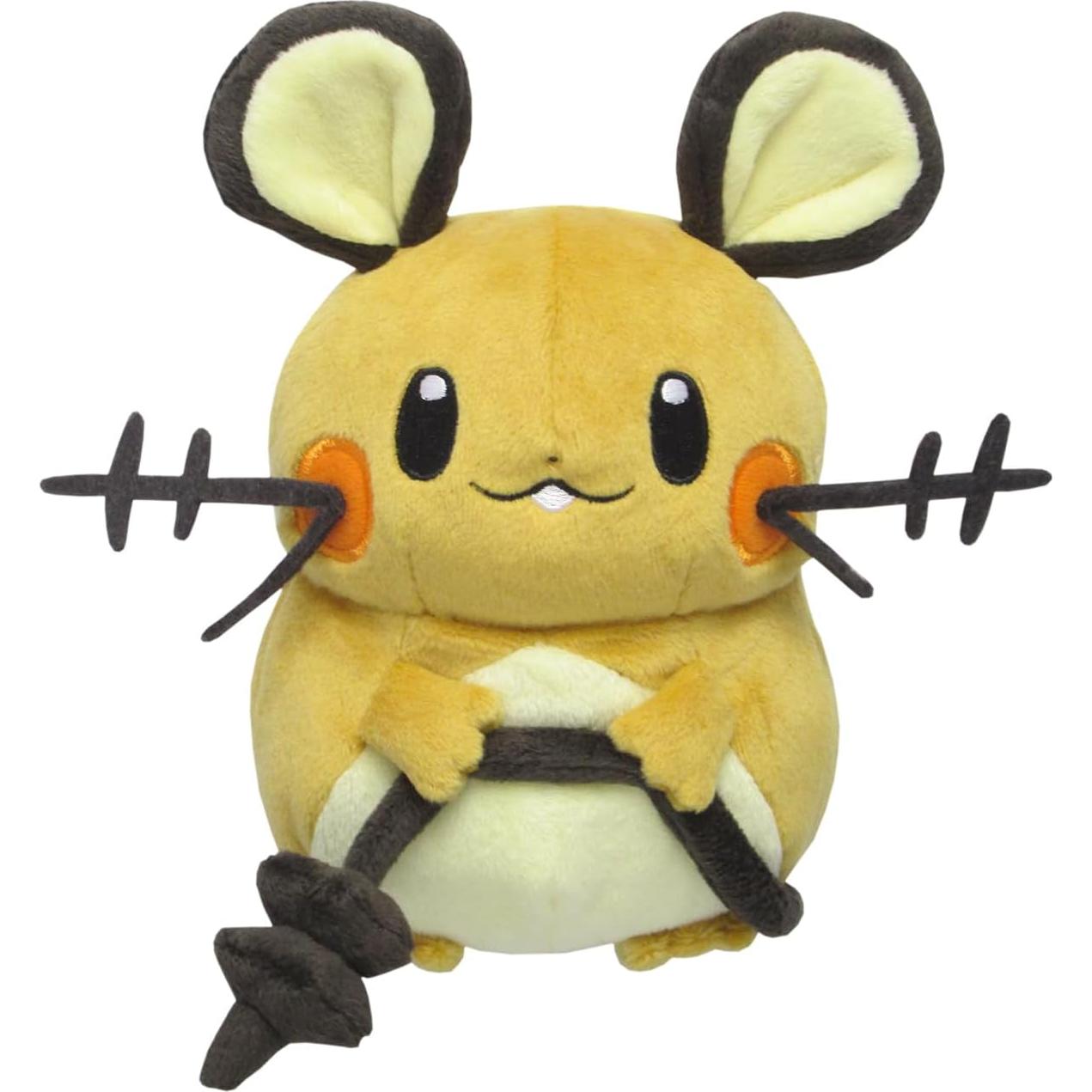 Peluche Dedenne Sanei 17.8 cm Naranja Coleccionable