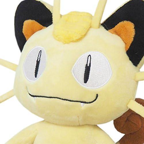 Peluche Meowth Sanei PP37 20cm Beige Coleccionable