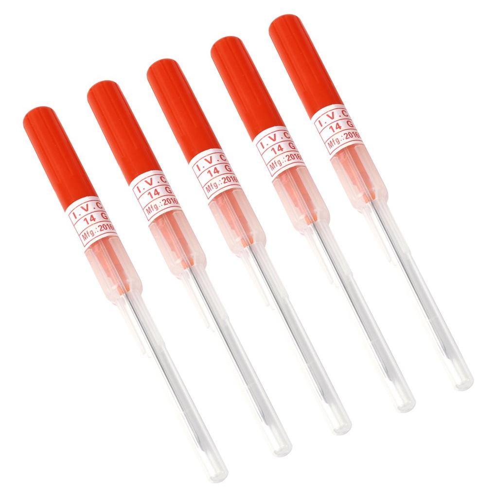 Paquete de 5 agujas de perforación 14G Xiboya 6.99 cm