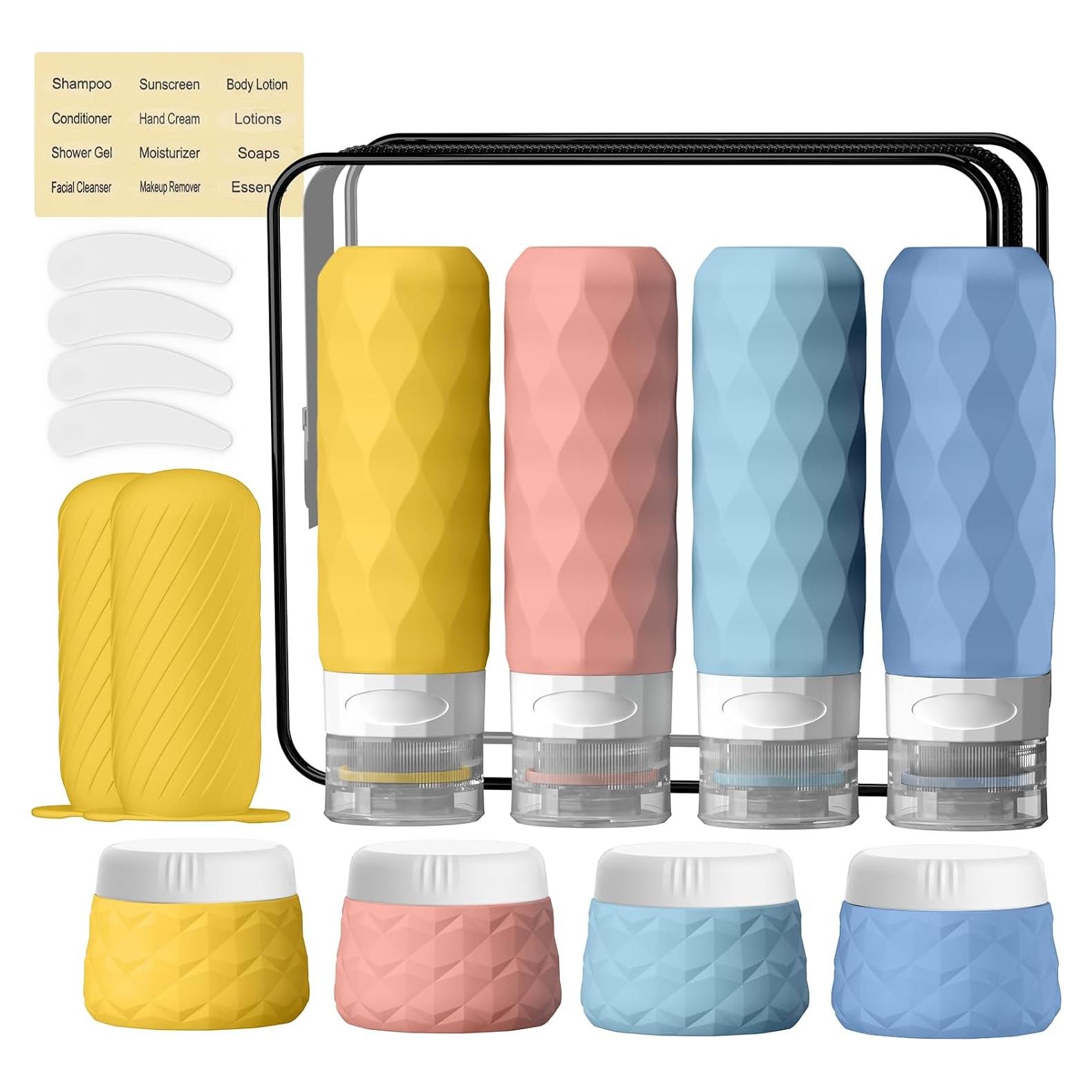 Set de 16 Botellas de Viaje Silevoler Aprobadas por TSA