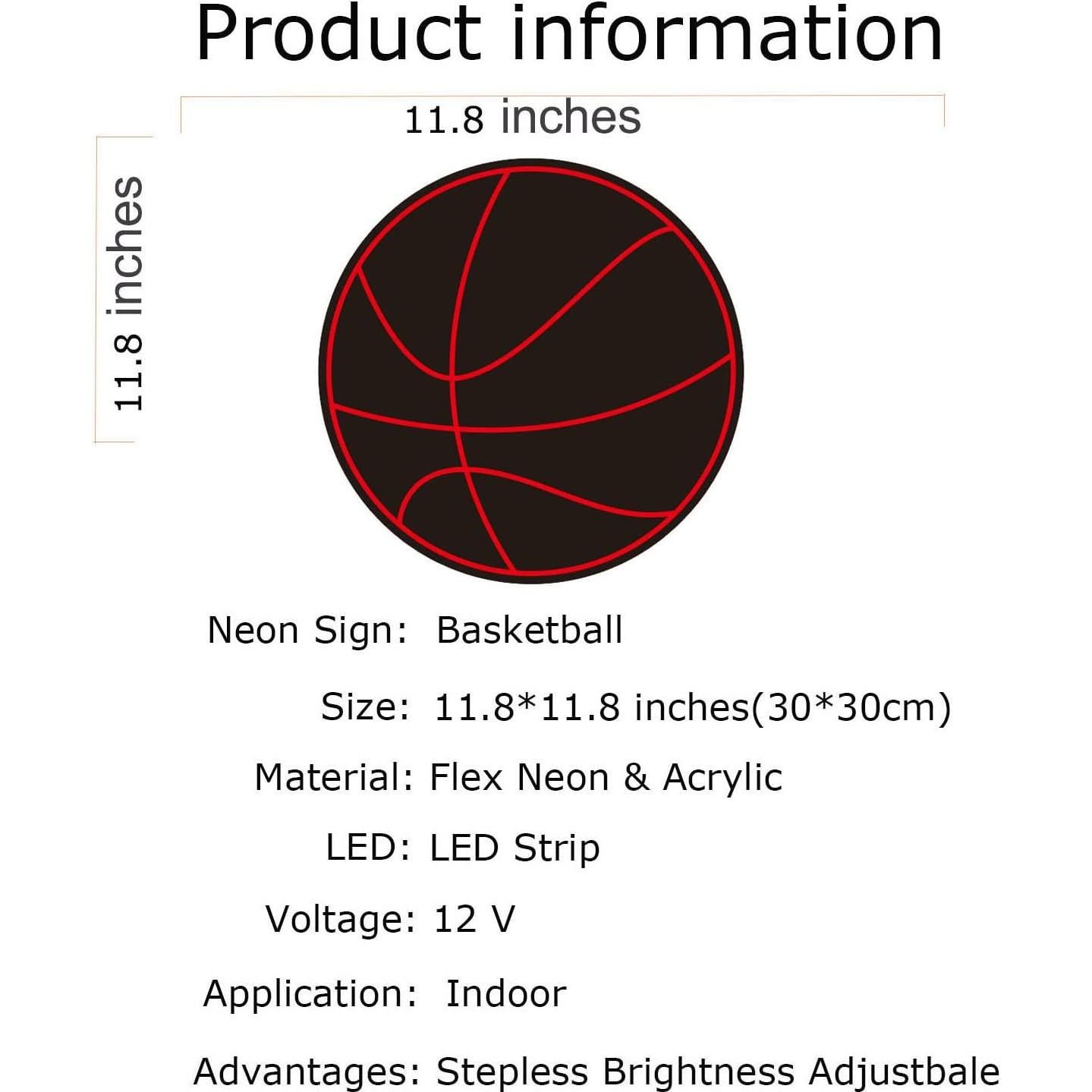 Cartel de Neón LED Personalizado FARNEW Rojo Decoración