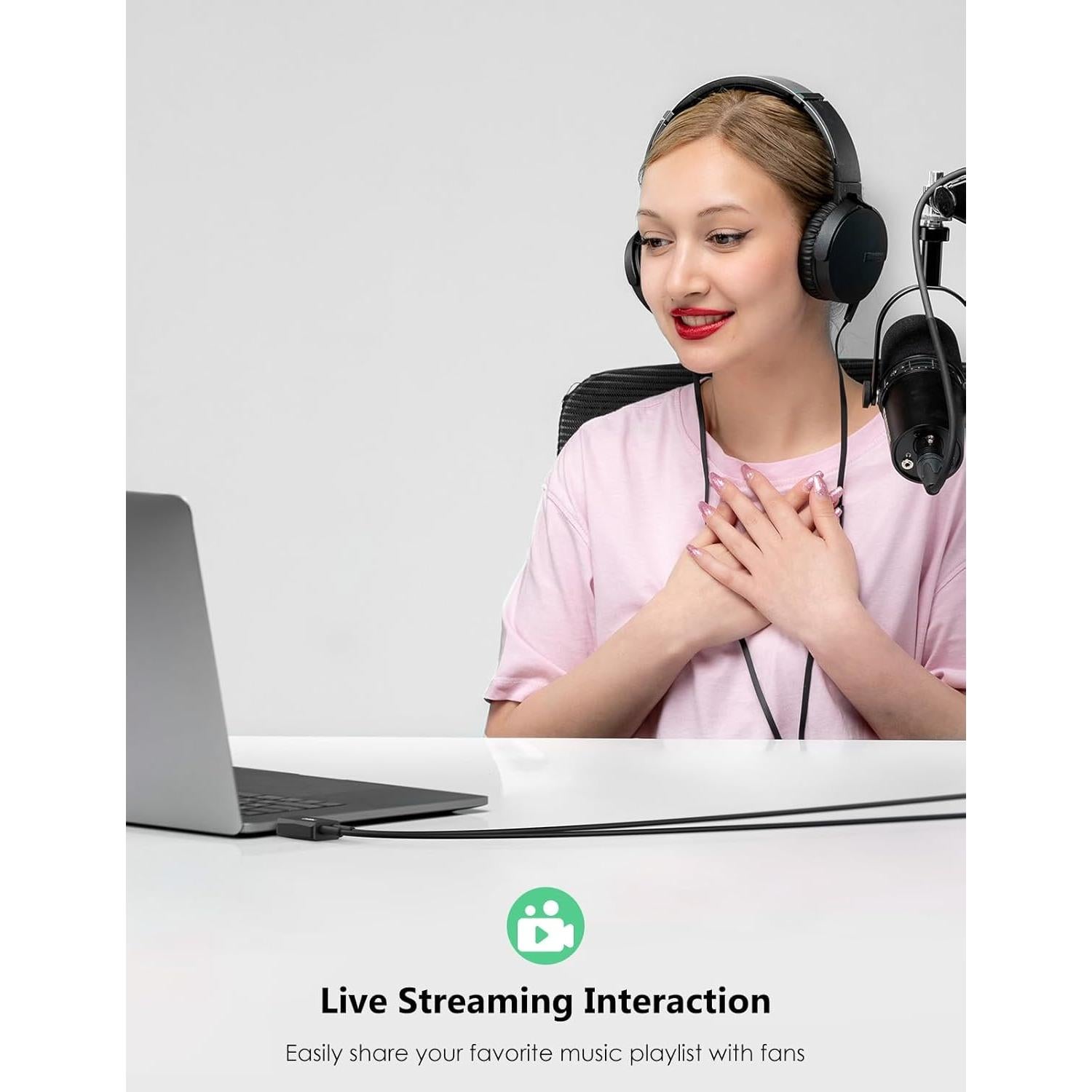 Adaptador USB a 3.5mm MillSO - Tarjeta de Sonido Externa