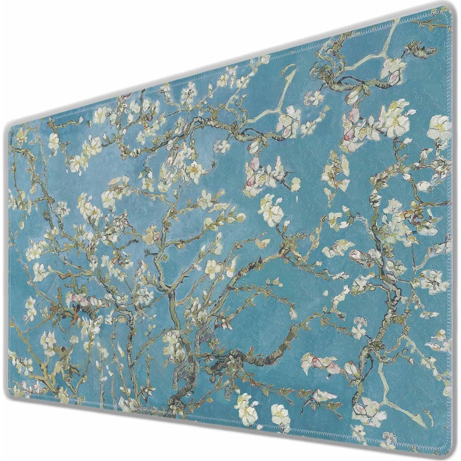 Alfombrilla de Escritorio Grande Y YIHANGBEST Almendra en Flor 90x40cm