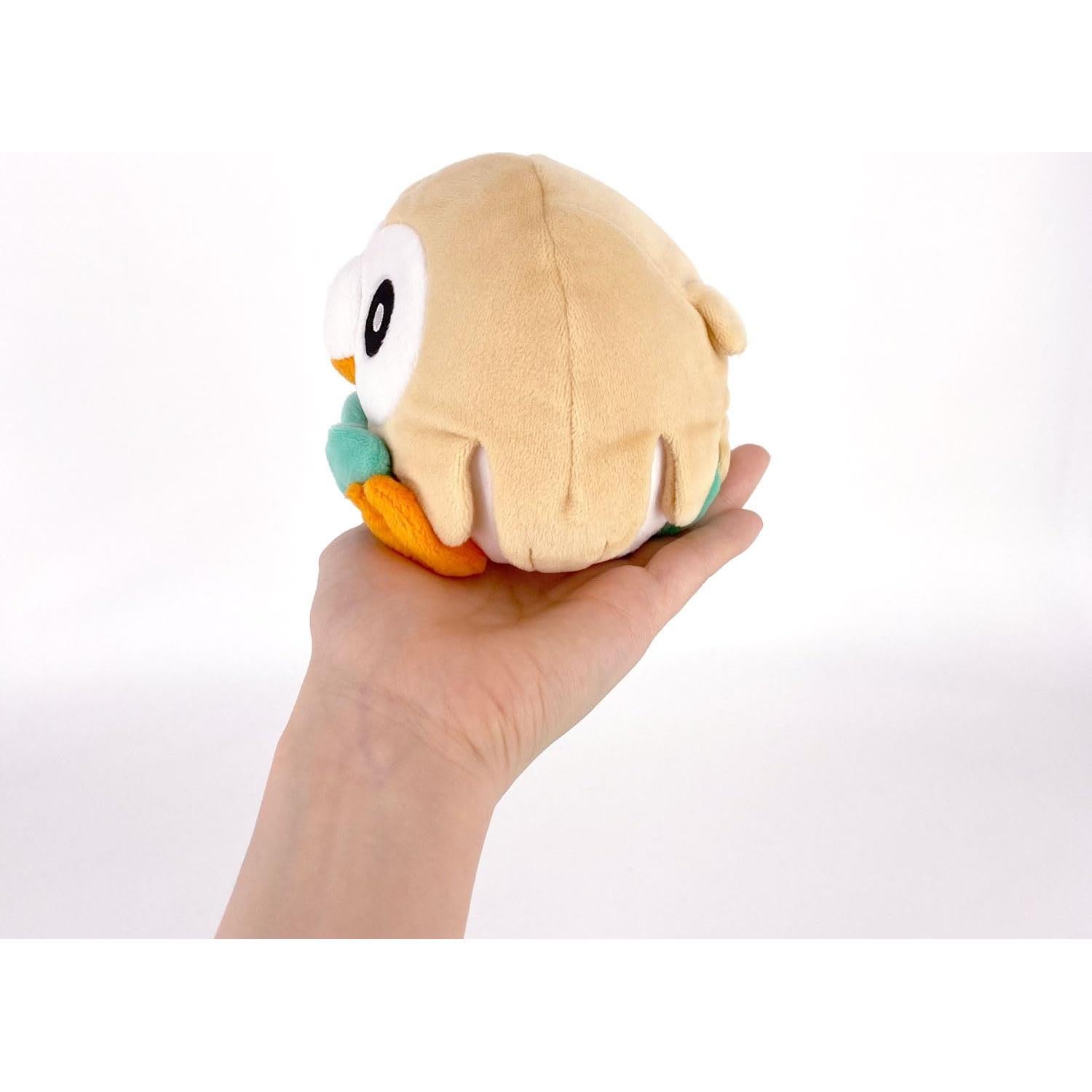 Peluche Rowlet Pokémon Sanei PP54 11.4 cm Beige