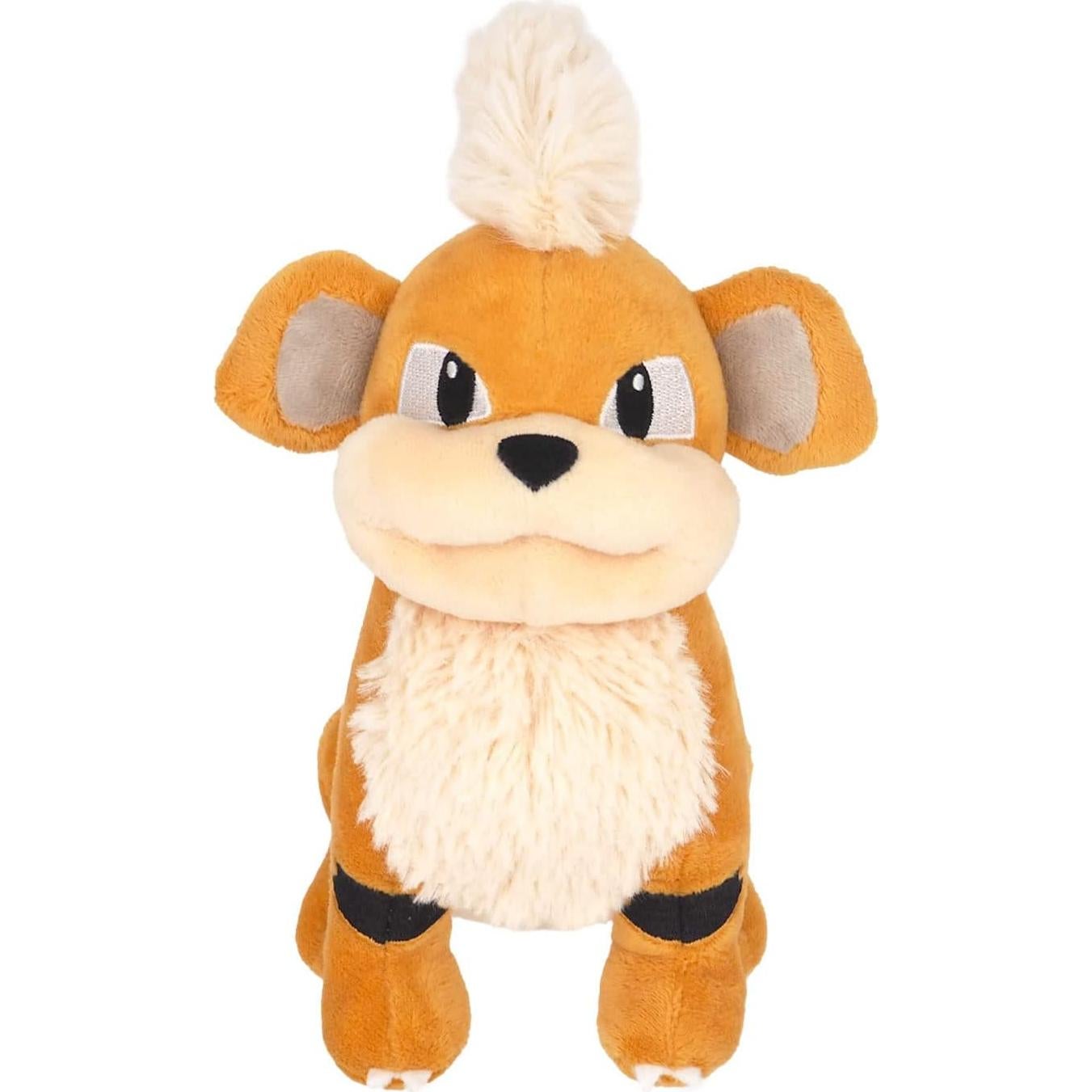 Peluche Growlithe Sanei PP97 17.78 cm Naranja y Negro