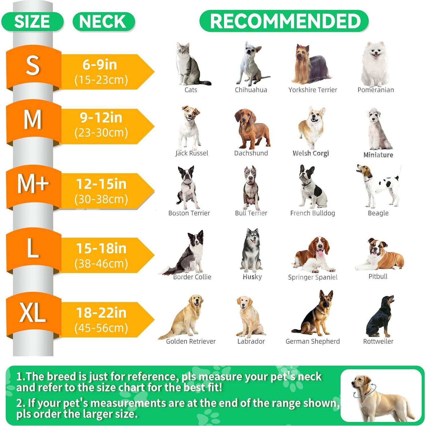 Collar Inflable Elizabethano AThooDel M para Perros Medianos y Grandes