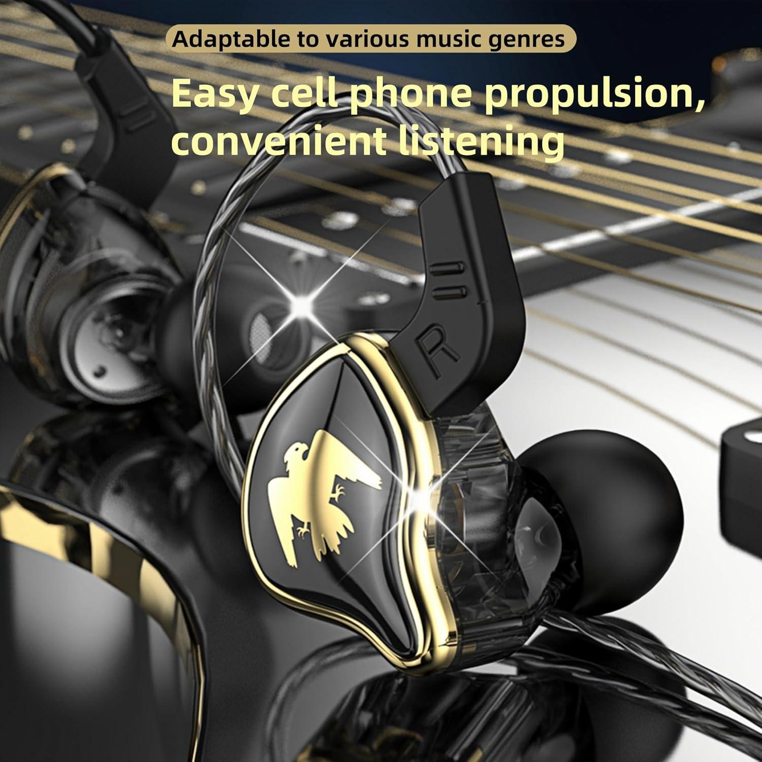 Auriculares QKZ AK6 ARES HiFi con Micrófono para Juegos