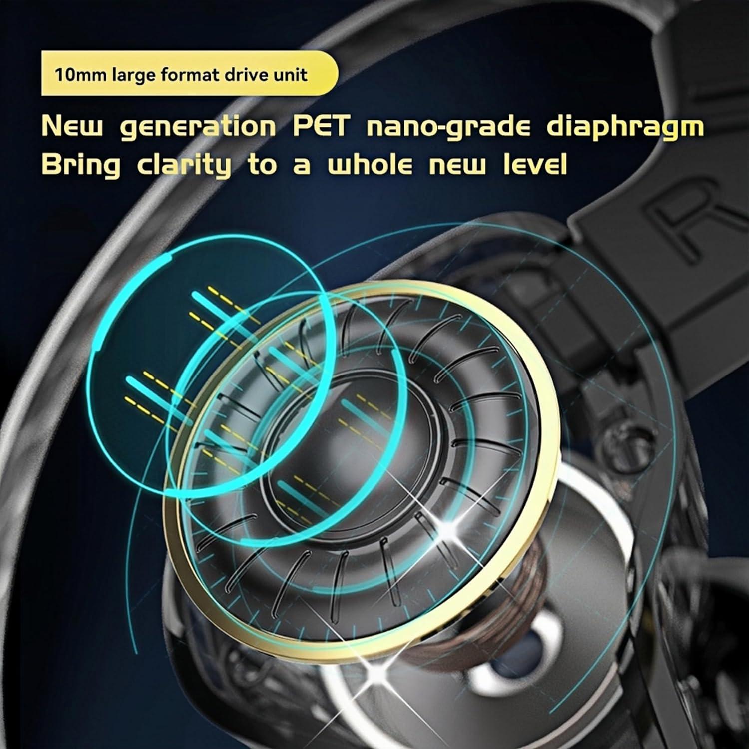 Auriculares QKZ AK6 ARES HiFi con Micrófono para Juegos