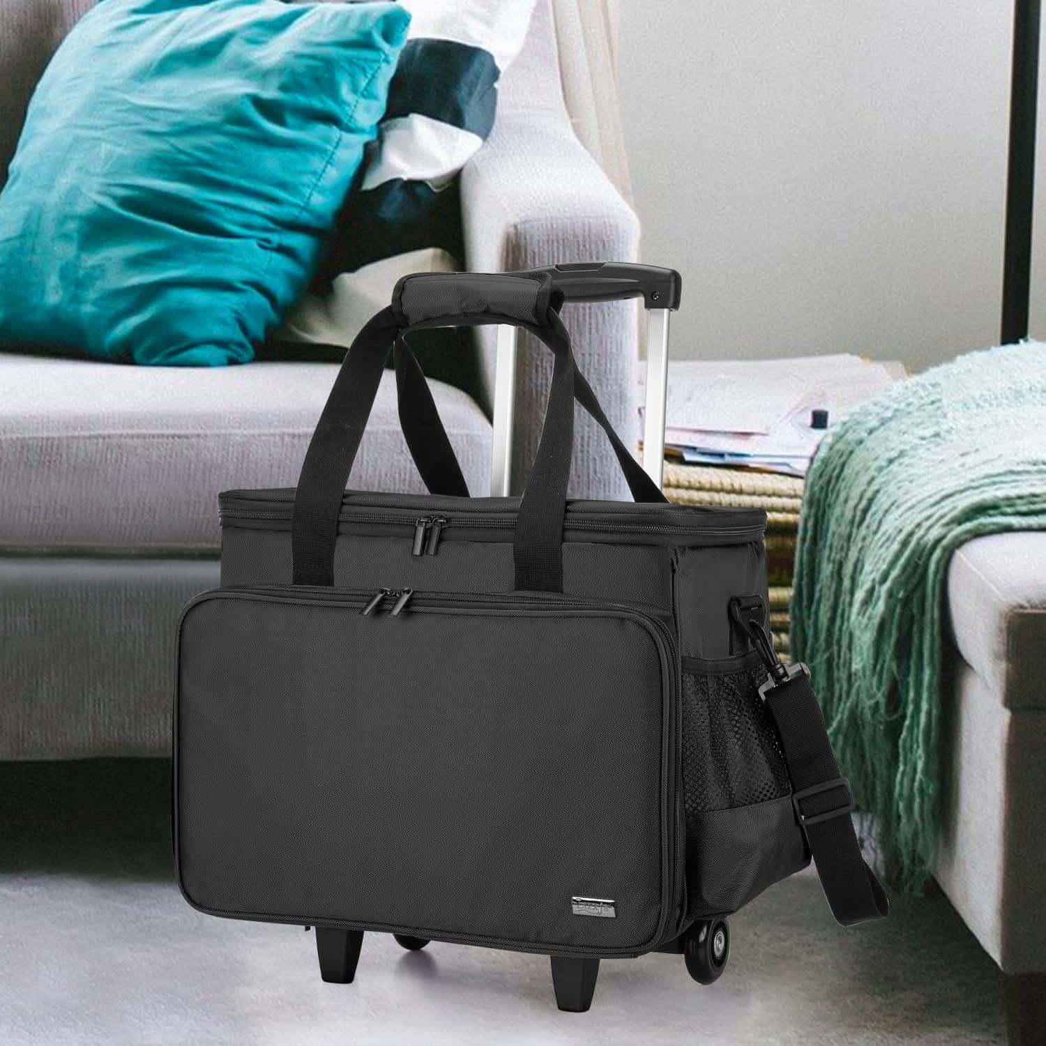 Funda para Máquina de Coser LUXJA con Carro Desmontable - Negro