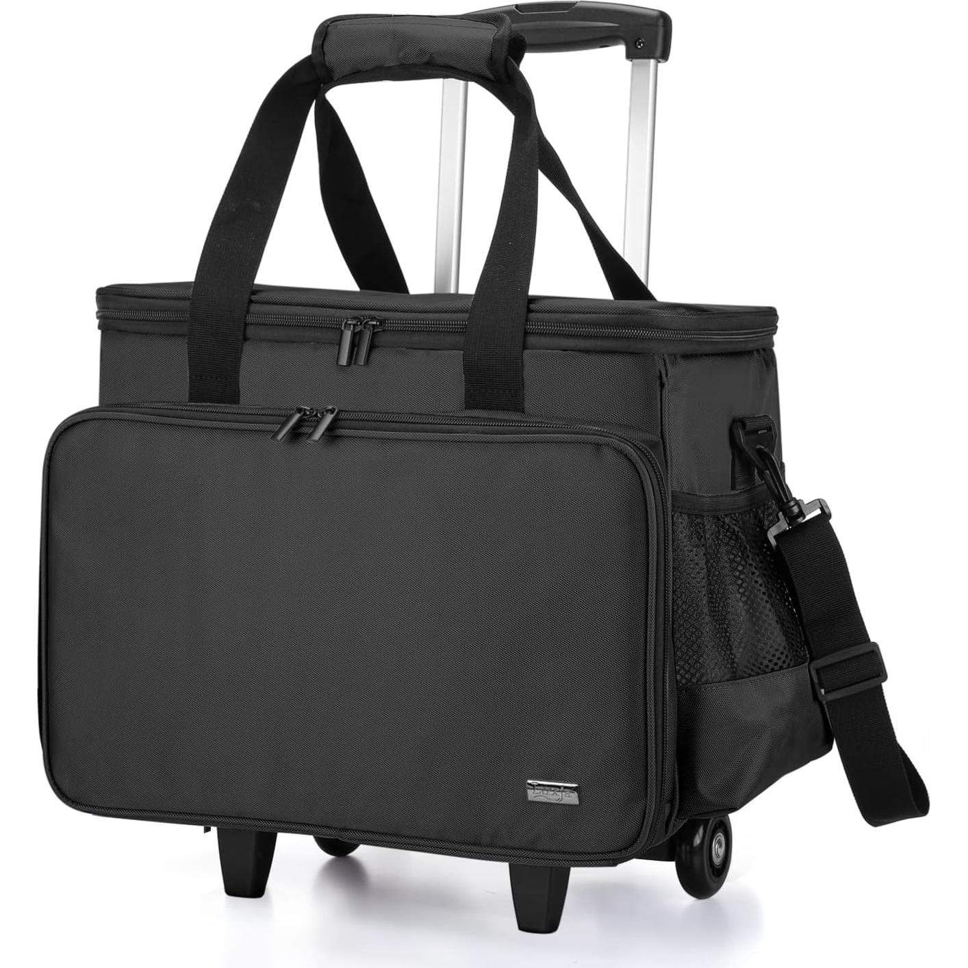 Funda para Máquina de Coser LUXJA con Carro Desmontable - Negro