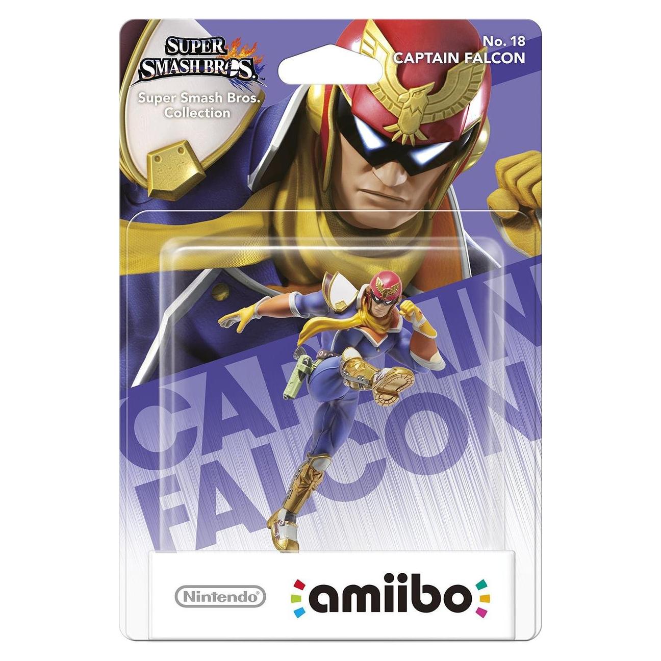 Amiibo Captain Falcon - Nintendo - Super Smash Bros - 10 cm
