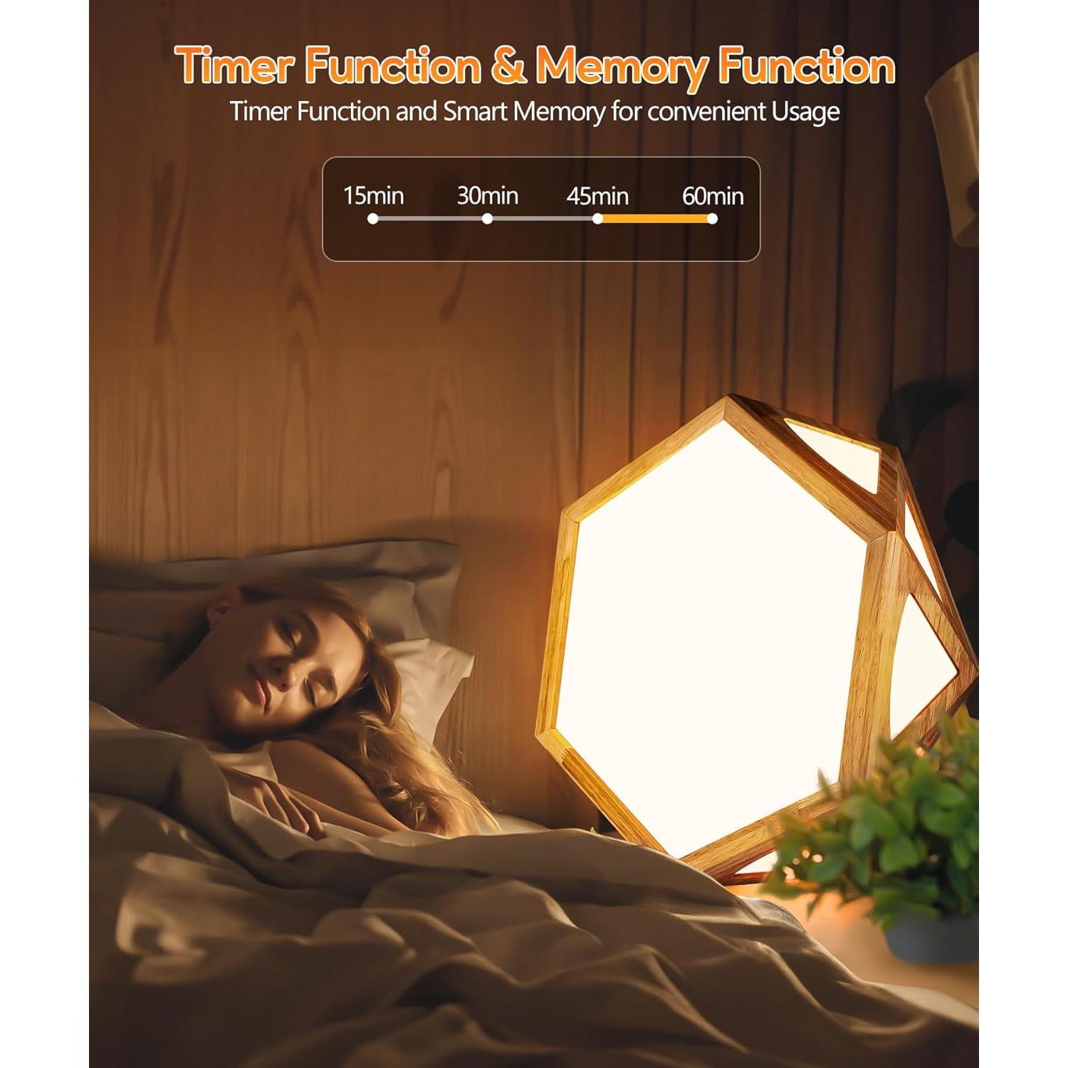 Lámpara de Terapia de Luz HIBOITEC 10000 Lux Sin UV 3 Temperaturas