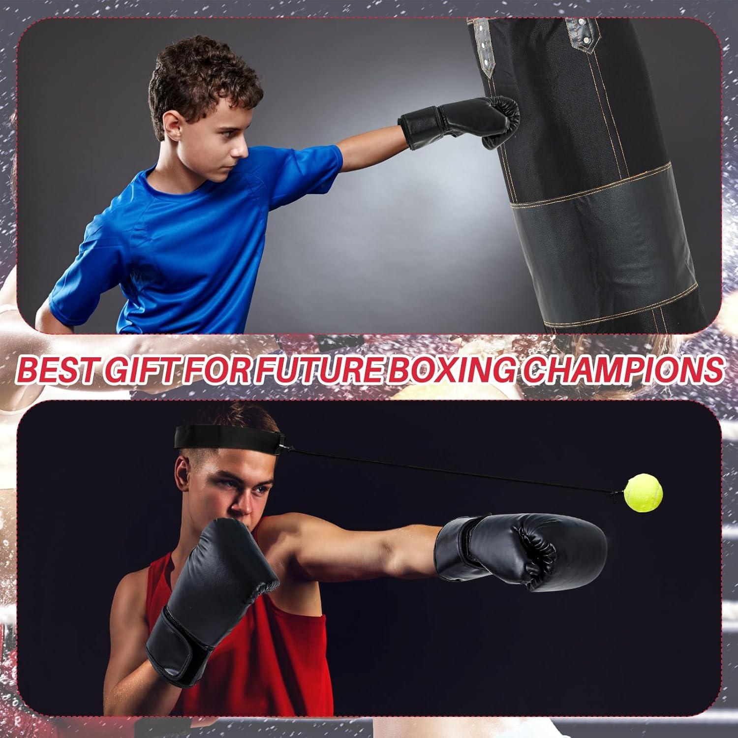 Set de Saco de Boxeo Pesado Hollowfly 121 cm con Accesorios