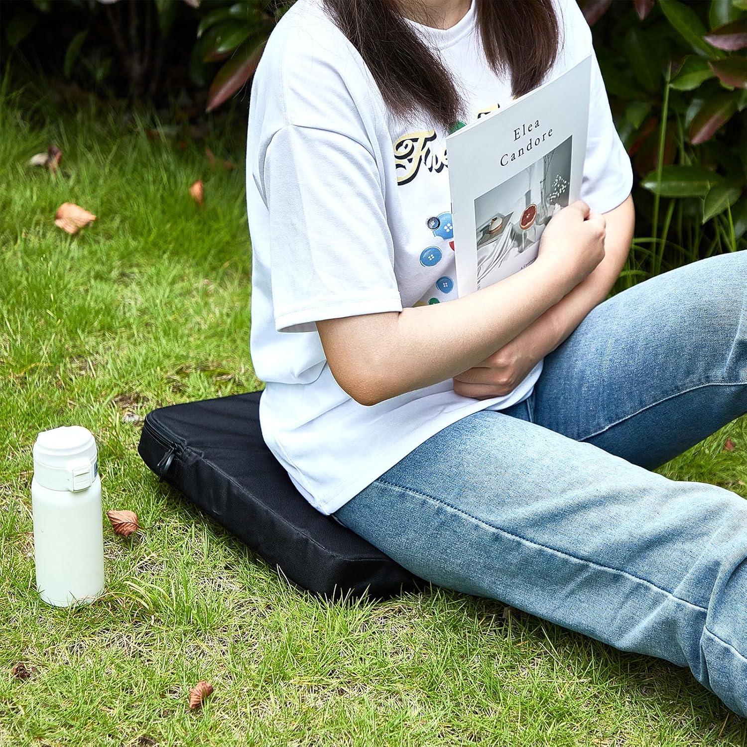 Asientos de Estadio Portátiles Hosuly - 2 Unidades, Negro