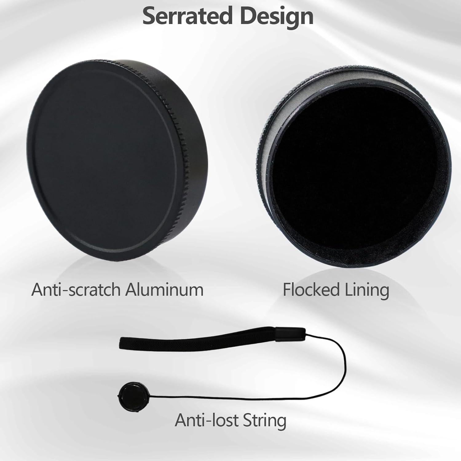 Tapa de Lente HIYQIN para Fuji Instax Wide EVO - Aluminio Negro