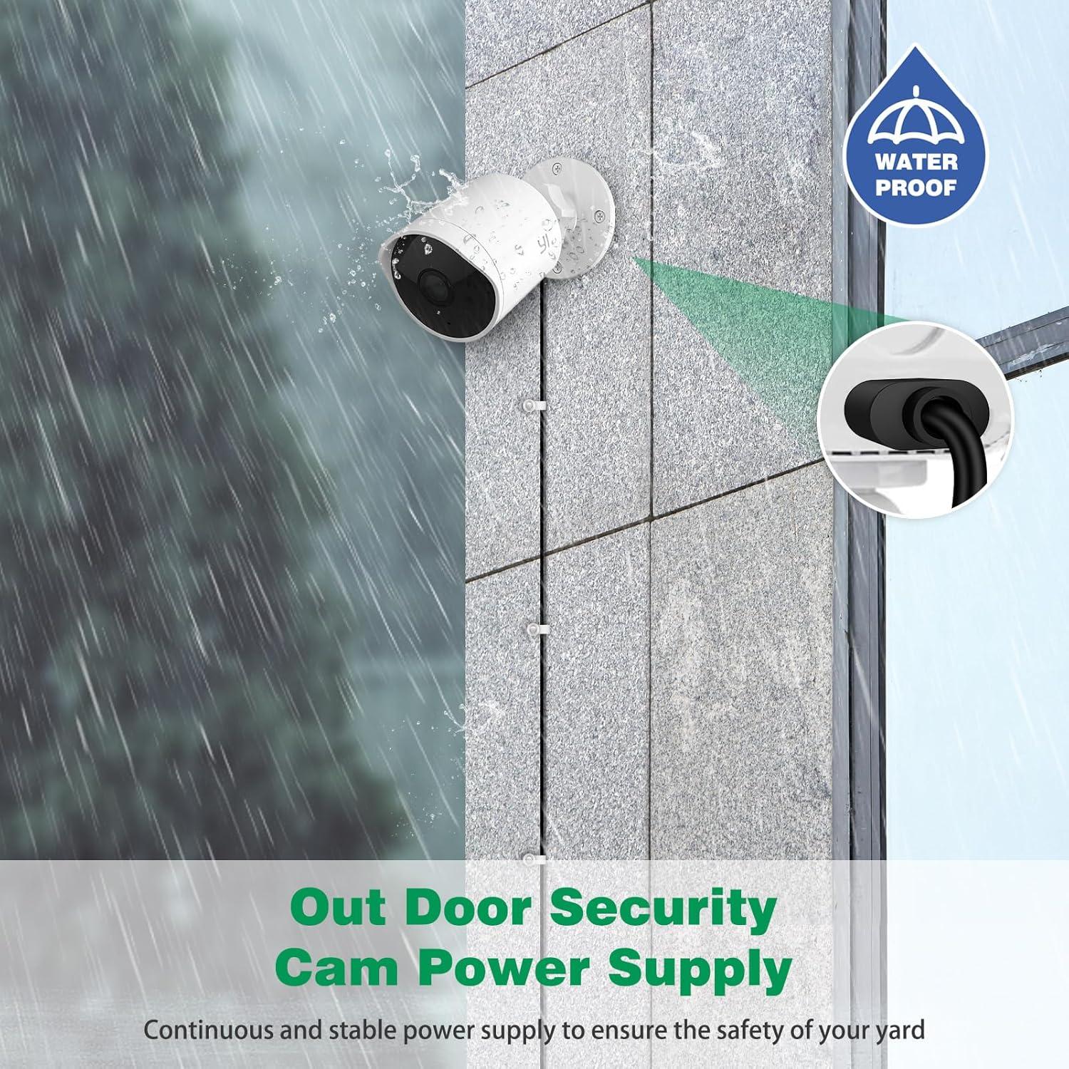 Cable de Extensión Micro USB 5M ASKUBSKU para Cámaras de Seguridad