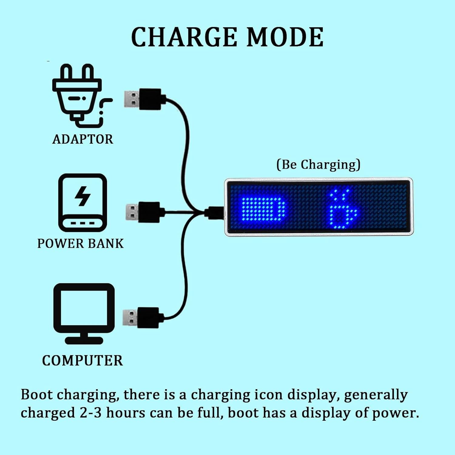 Insignias LED Azul TOP COLOR TRADE para Restaurante y Fiesta