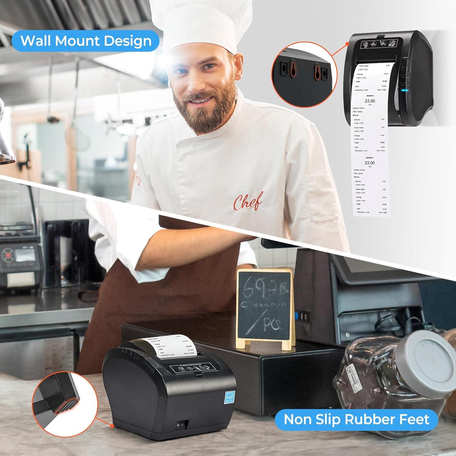 Impresora Térmica de Recibos MUNBYN P047 Bluetooth 80mm