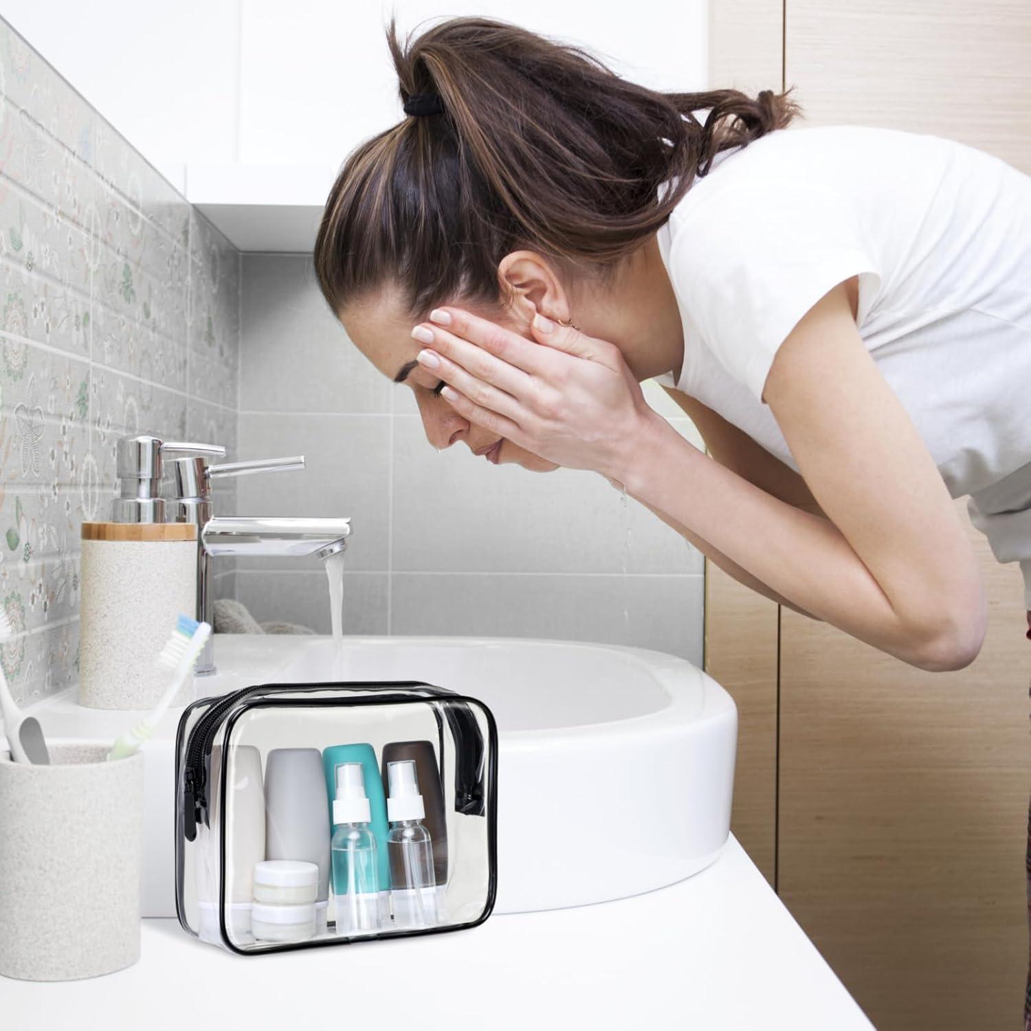 Bolsa de Aseo TSA PACKISM con 8 Botellas Silicona 100ml