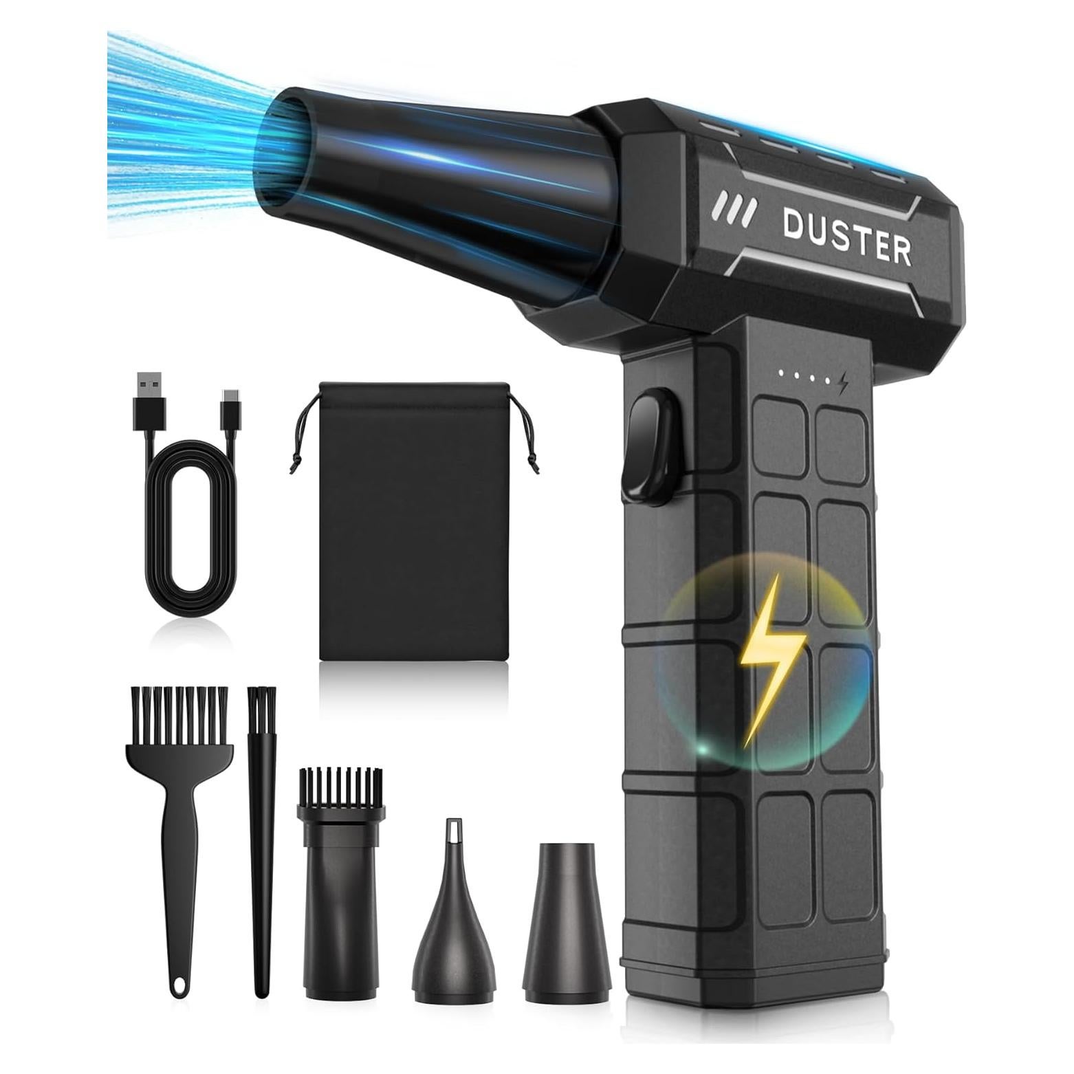 Soplador de Aire Comprimido EOUMJE W08 Recargable 230g