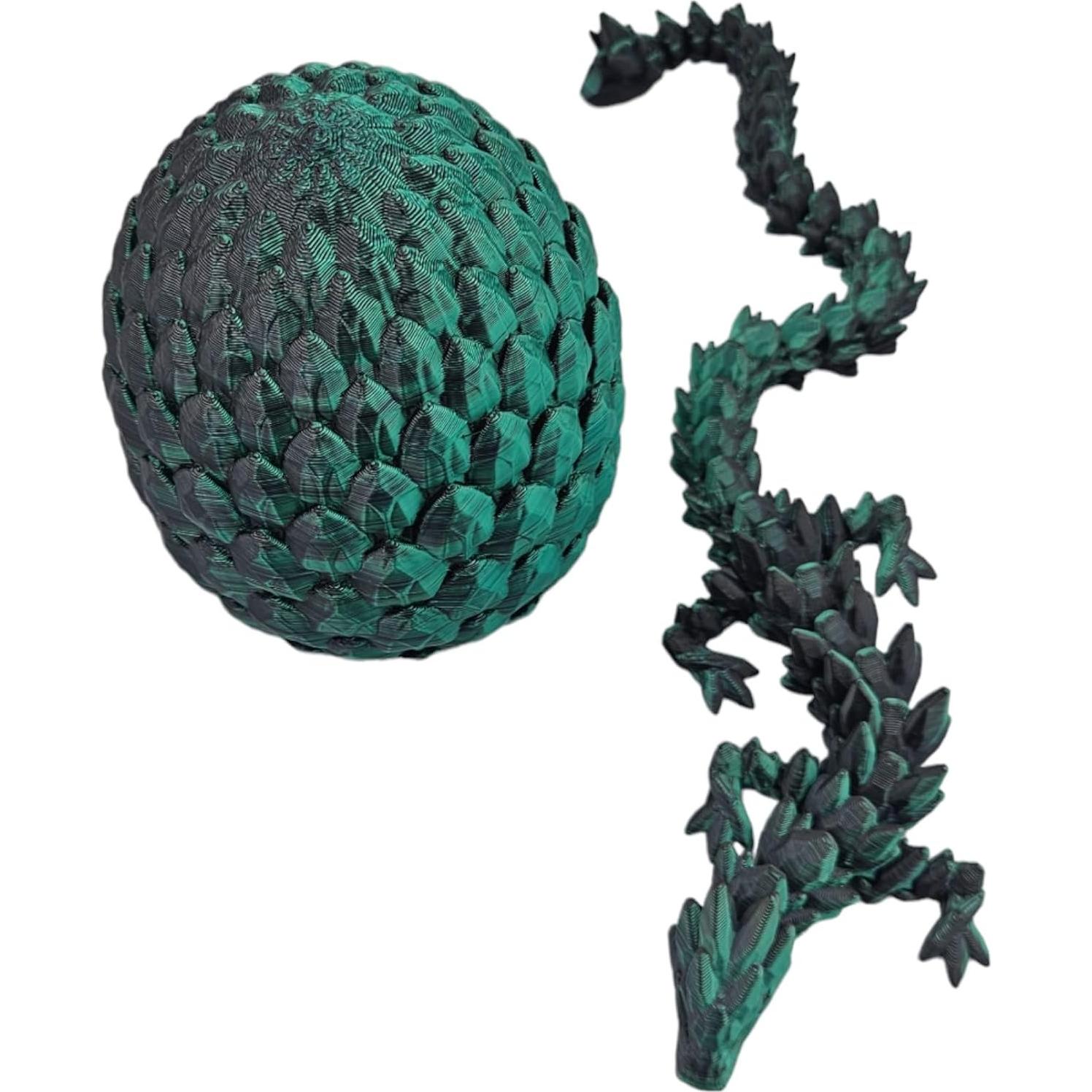 Huevo de Dragón 3D Articulado - Dragón de Gema 31.75 cm
