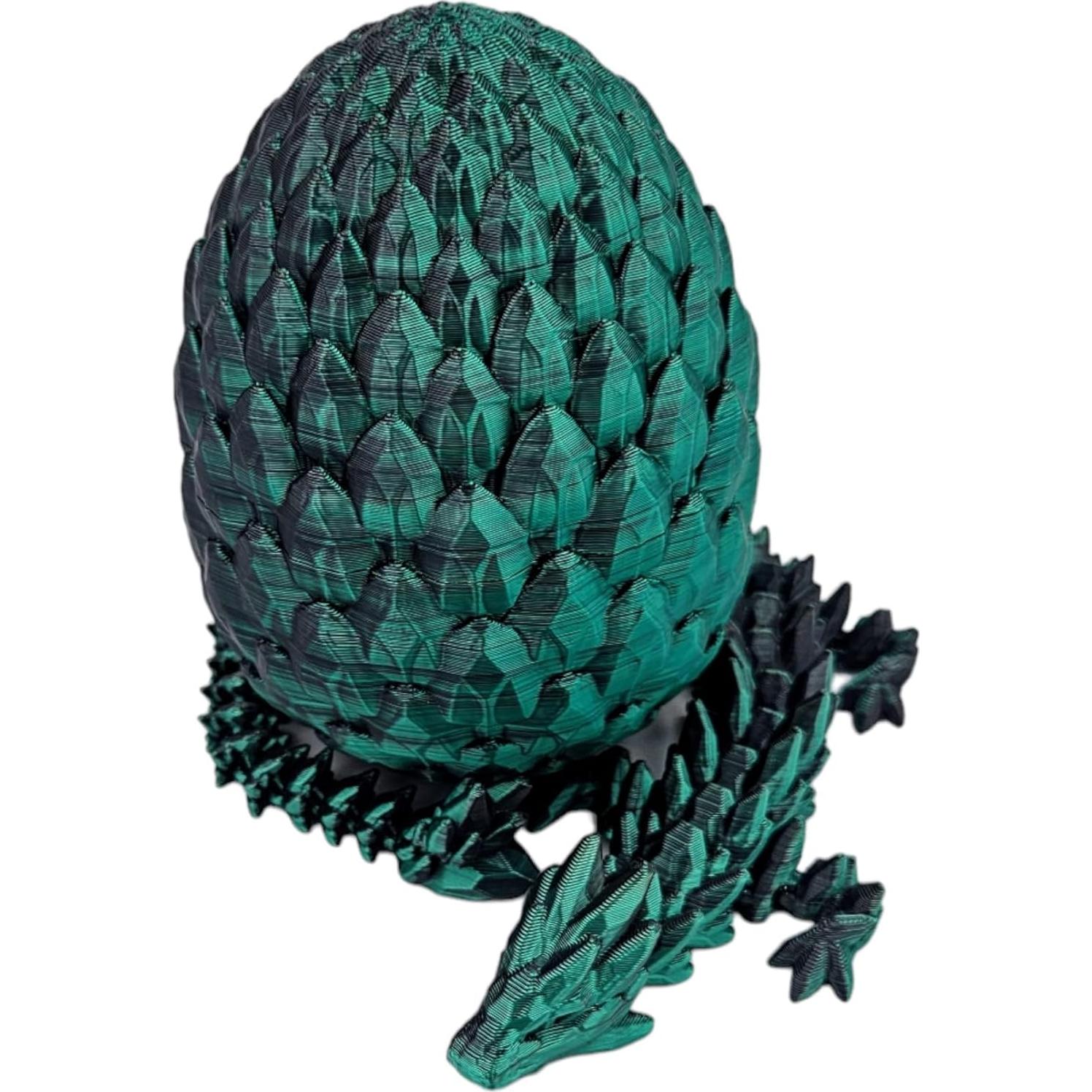 Huevo de Dragón 3D Articulado - Dragón de Gema 31.75 cm