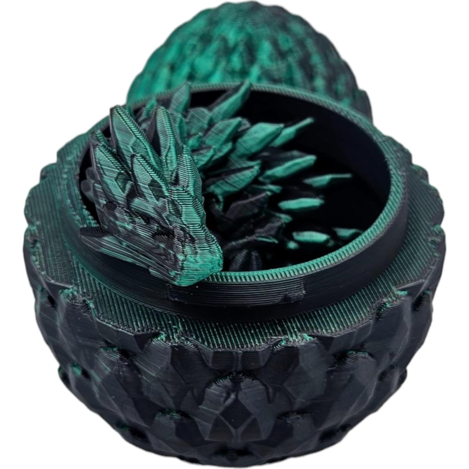 Huevo de Dragón 3D Articulado - Dragón de Gema 31.75 cm