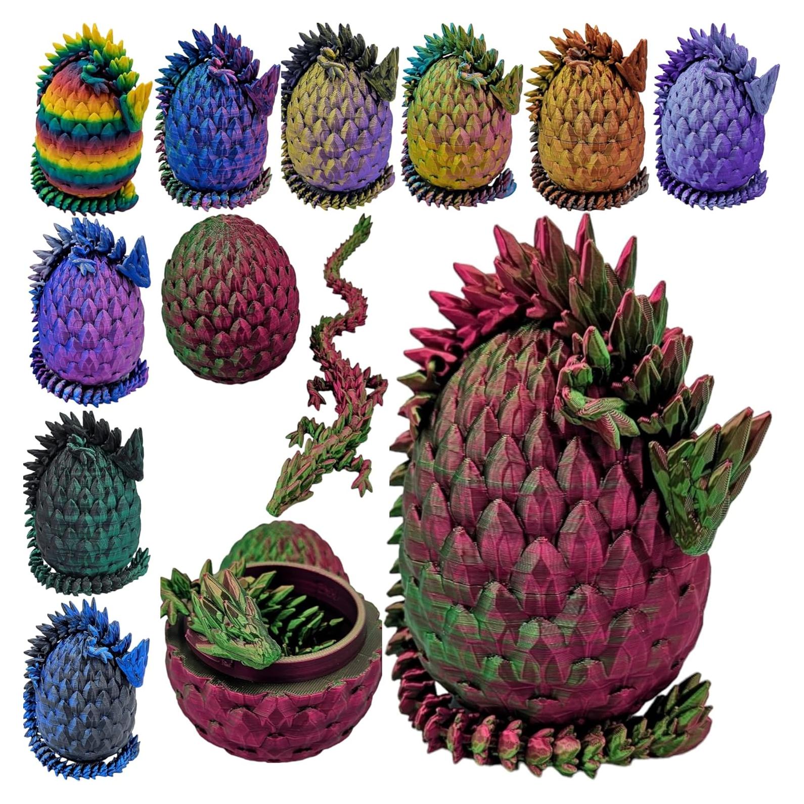 Huevo de Dragón Sorpresa 3D - Dragón Articulado 33 cm