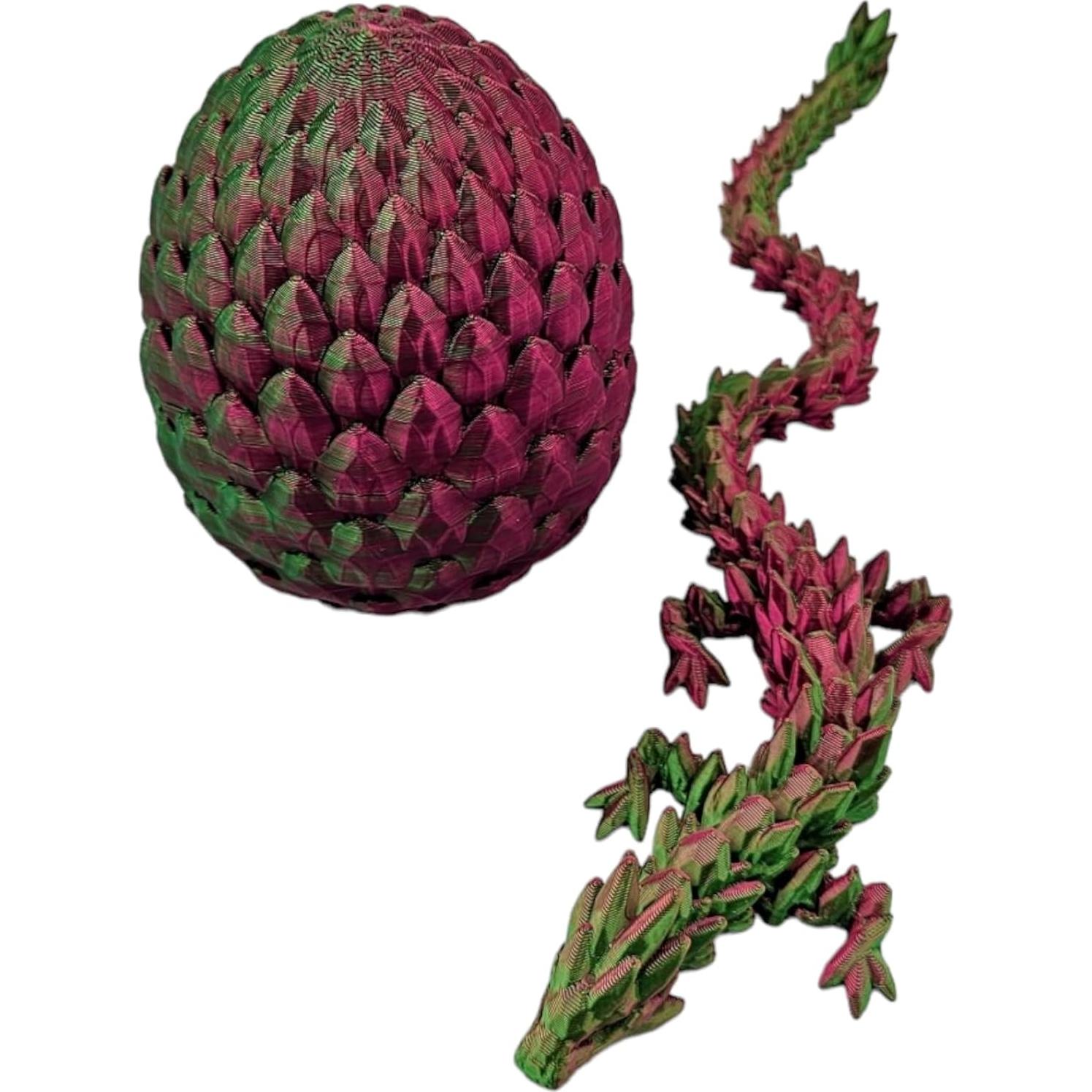 Huevo de Dragón Sorpresa 3D - Dragón Articulado 33 cm