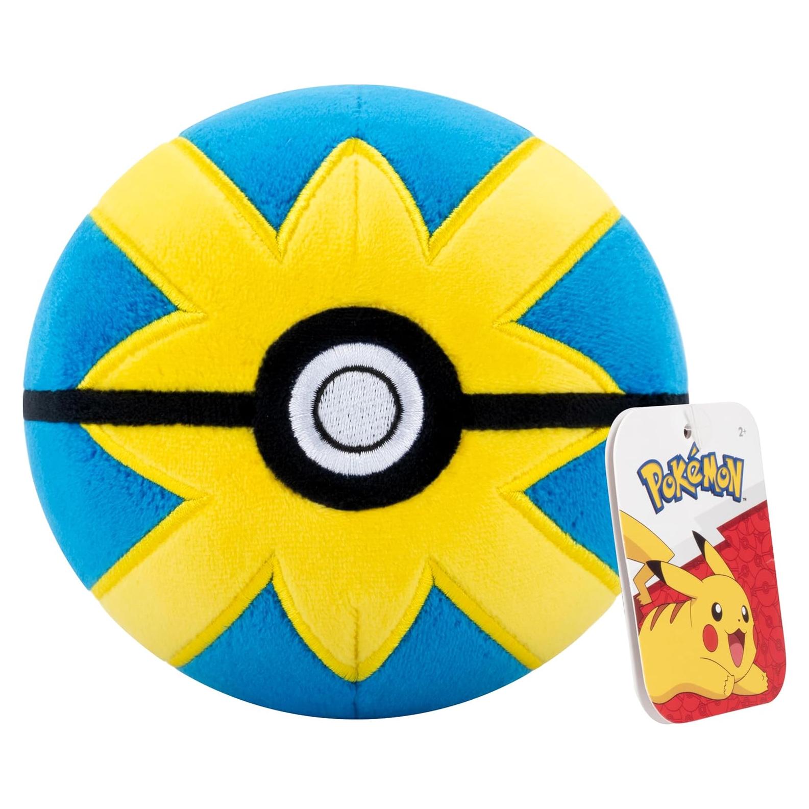 Peluche Bola Rápida Pokémon Jazwares 12.7 cm Suave