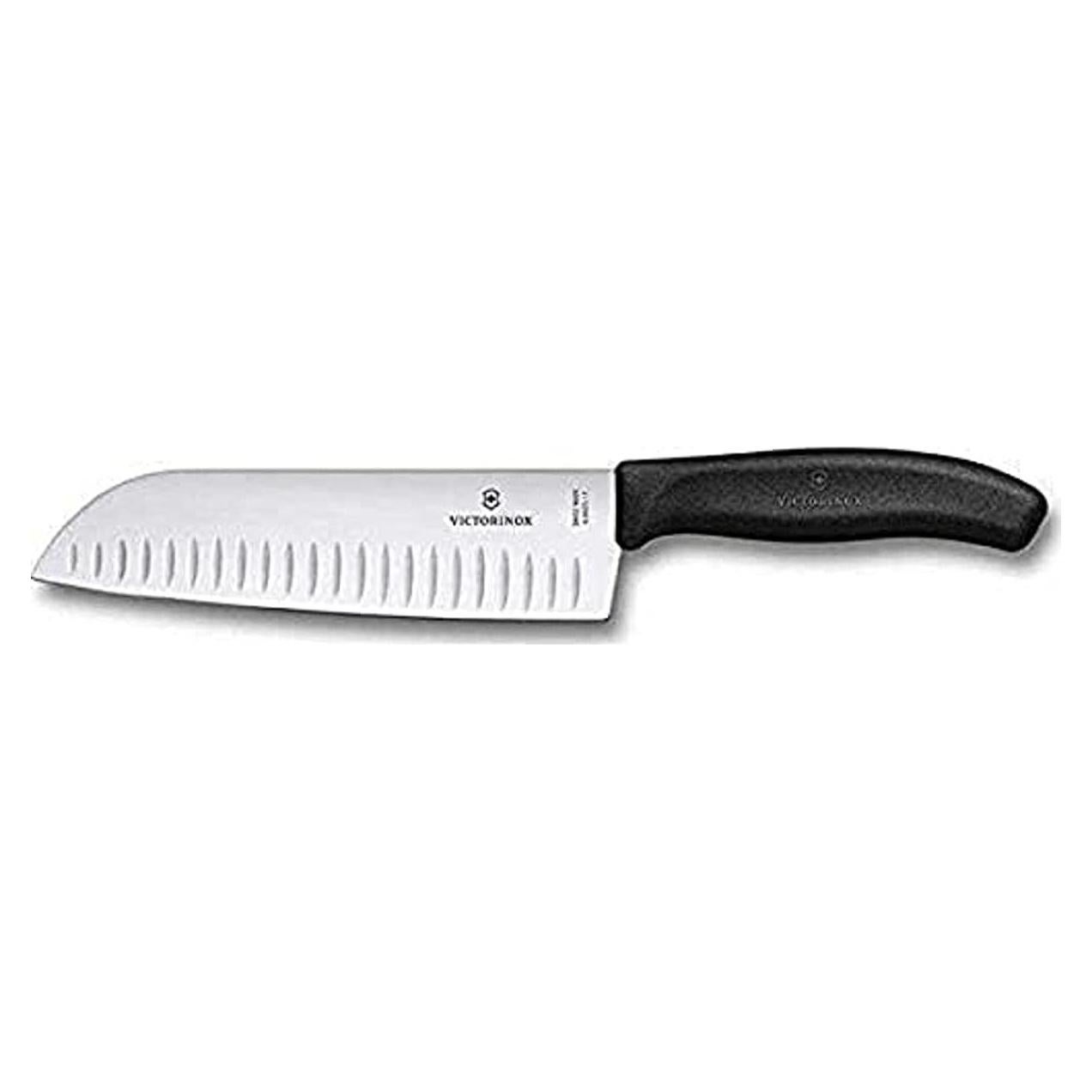 Cuchillo Santoku Victorinox Fibrox 17.78 cm con Bisel Granton