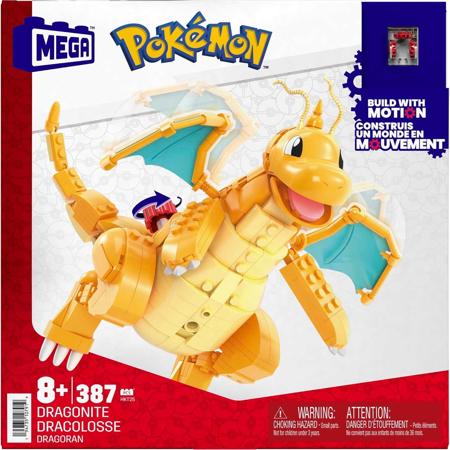 Set de Construcción Dragonite MEGA 388 Piezas 18 cm