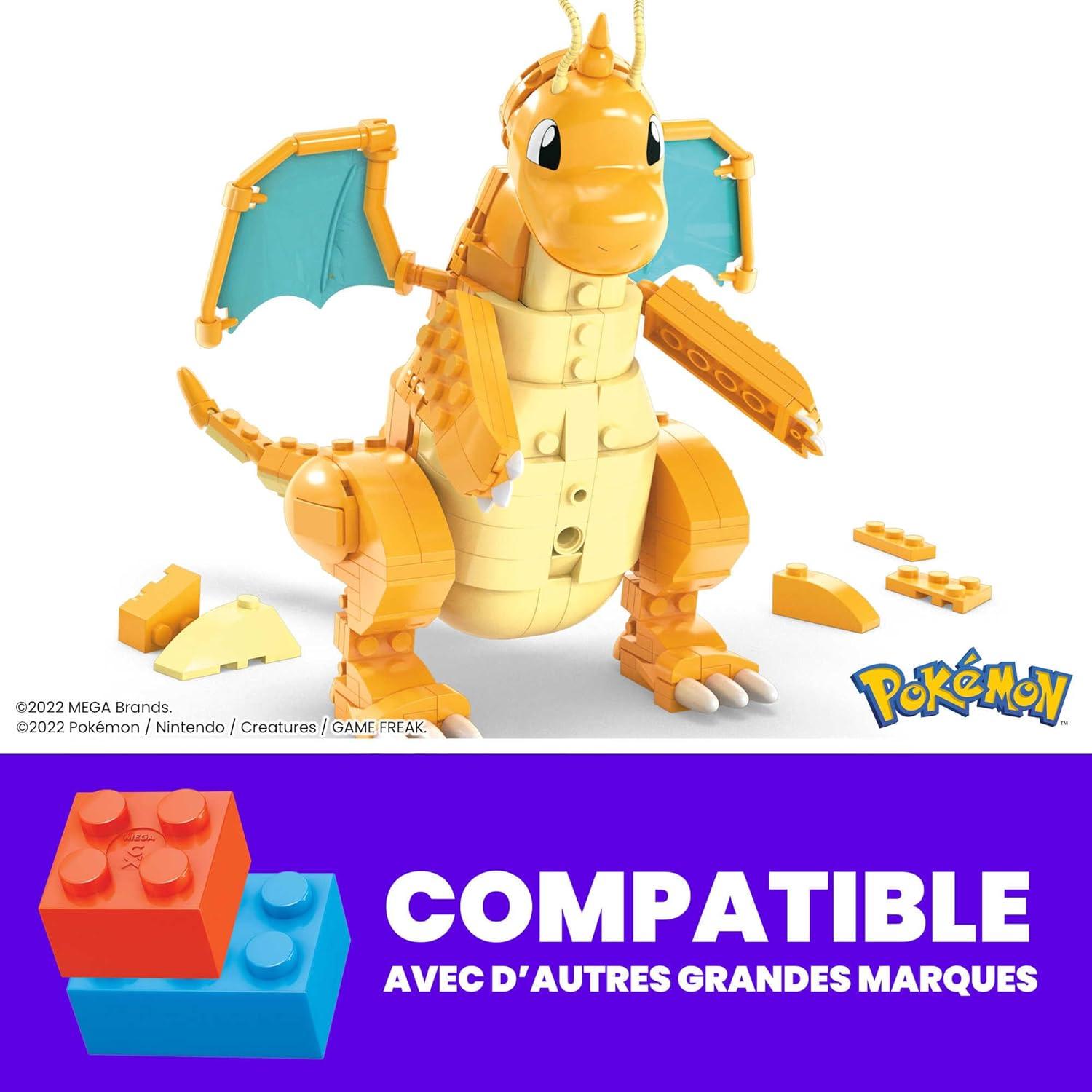 Set de Construcción Dragonite MEGA 388 Piezas 18 cm
