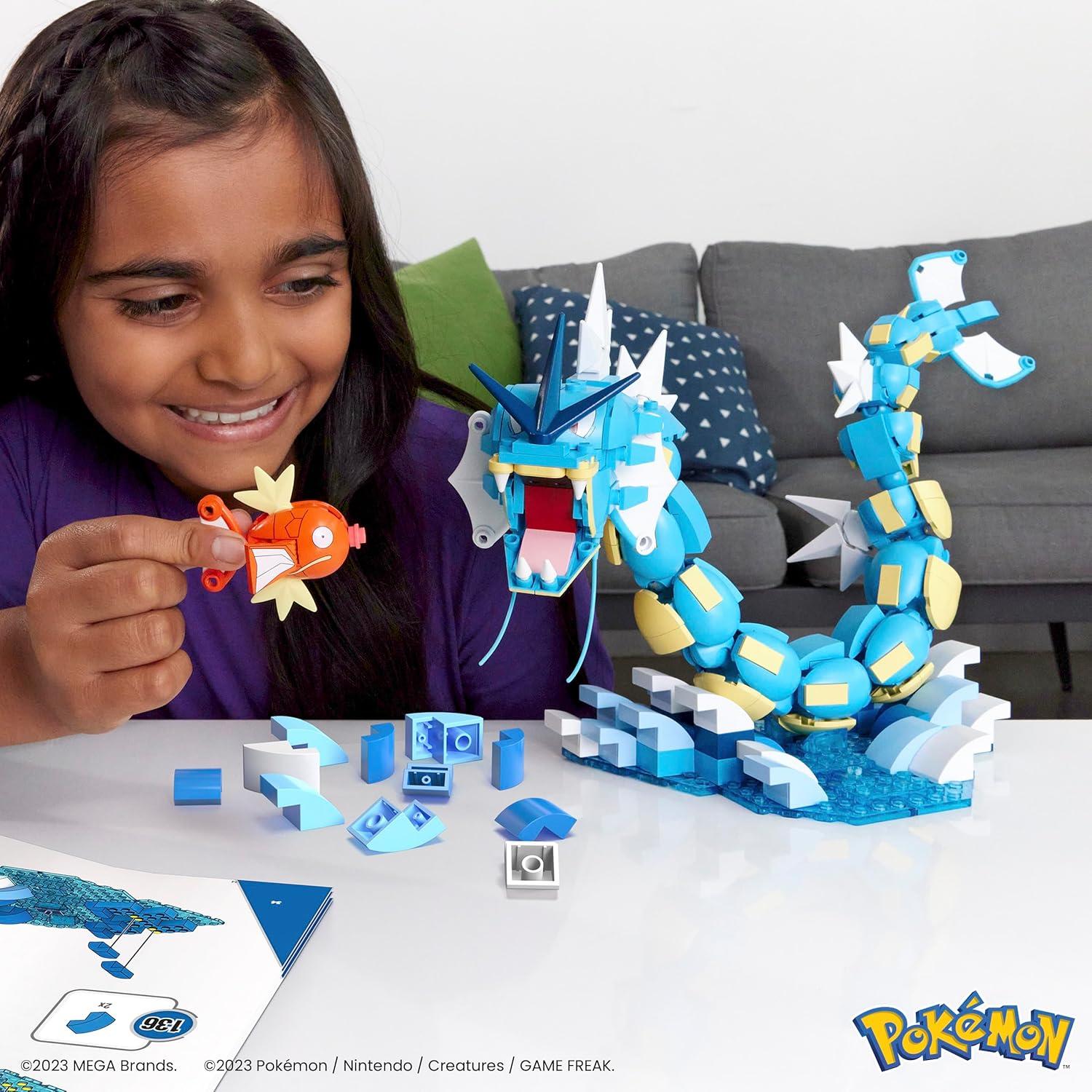Set de Construcción MEGA Pokémon Magikarp y Gyarados 411 Piezas