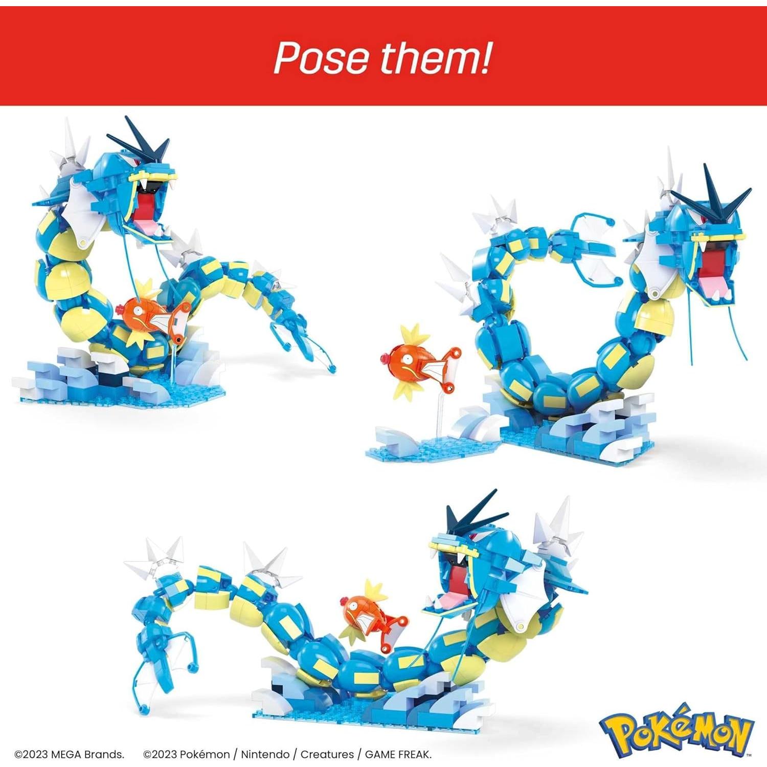 Set de Construcción MEGA Pokémon Magikarp y Gyarados 411 Piezas