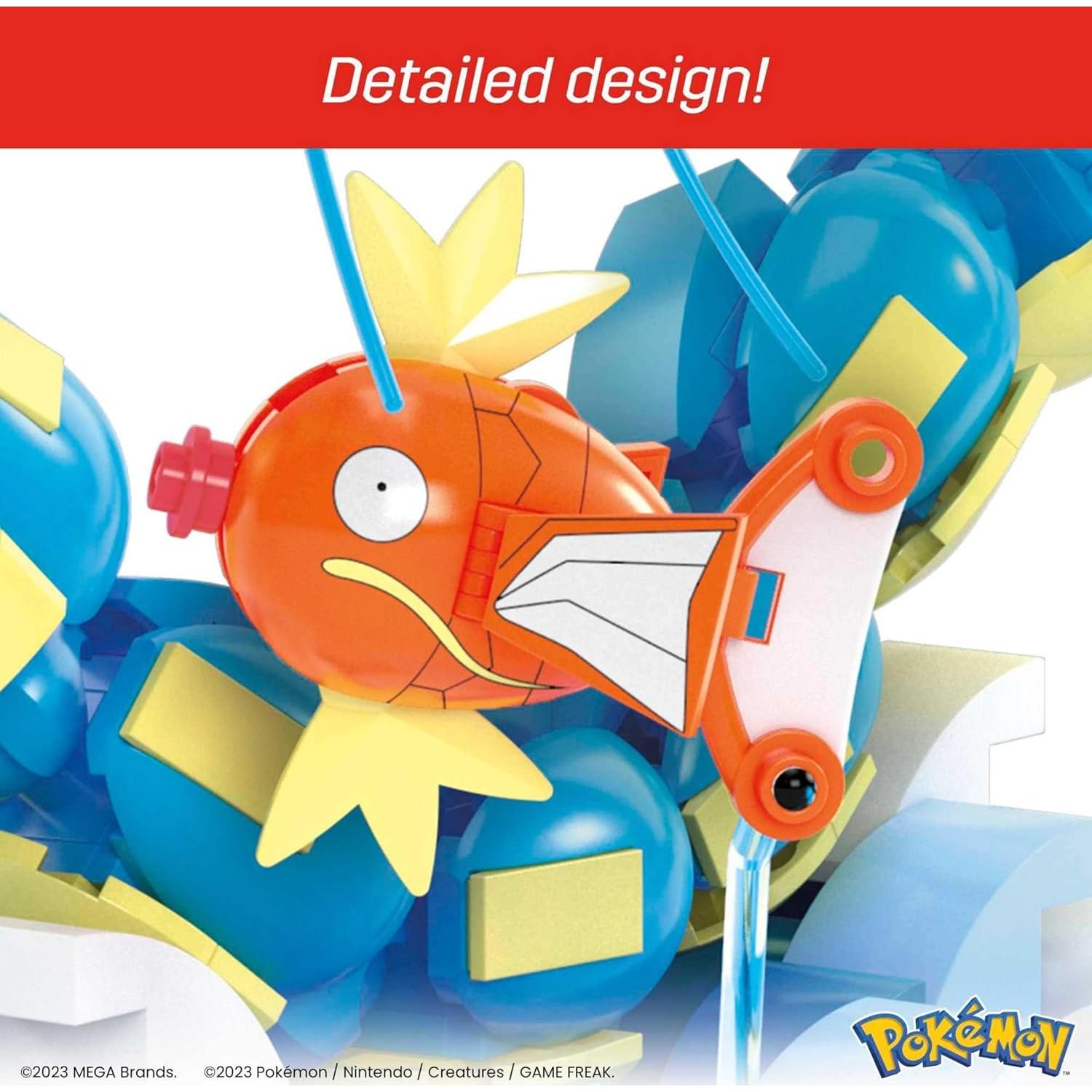Set de Construcción MEGA Pokémon Magikarp y Gyarados 411 Piezas