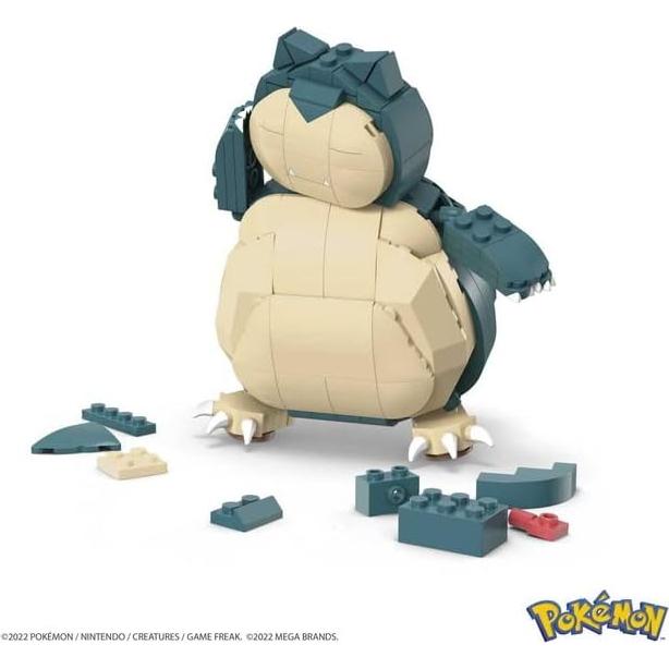Set de Construcción Snorlax Mattel 256 Piezas 10 cm