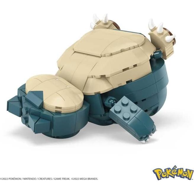 Set de Construcción Snorlax Mattel 256 Piezas 10 cm