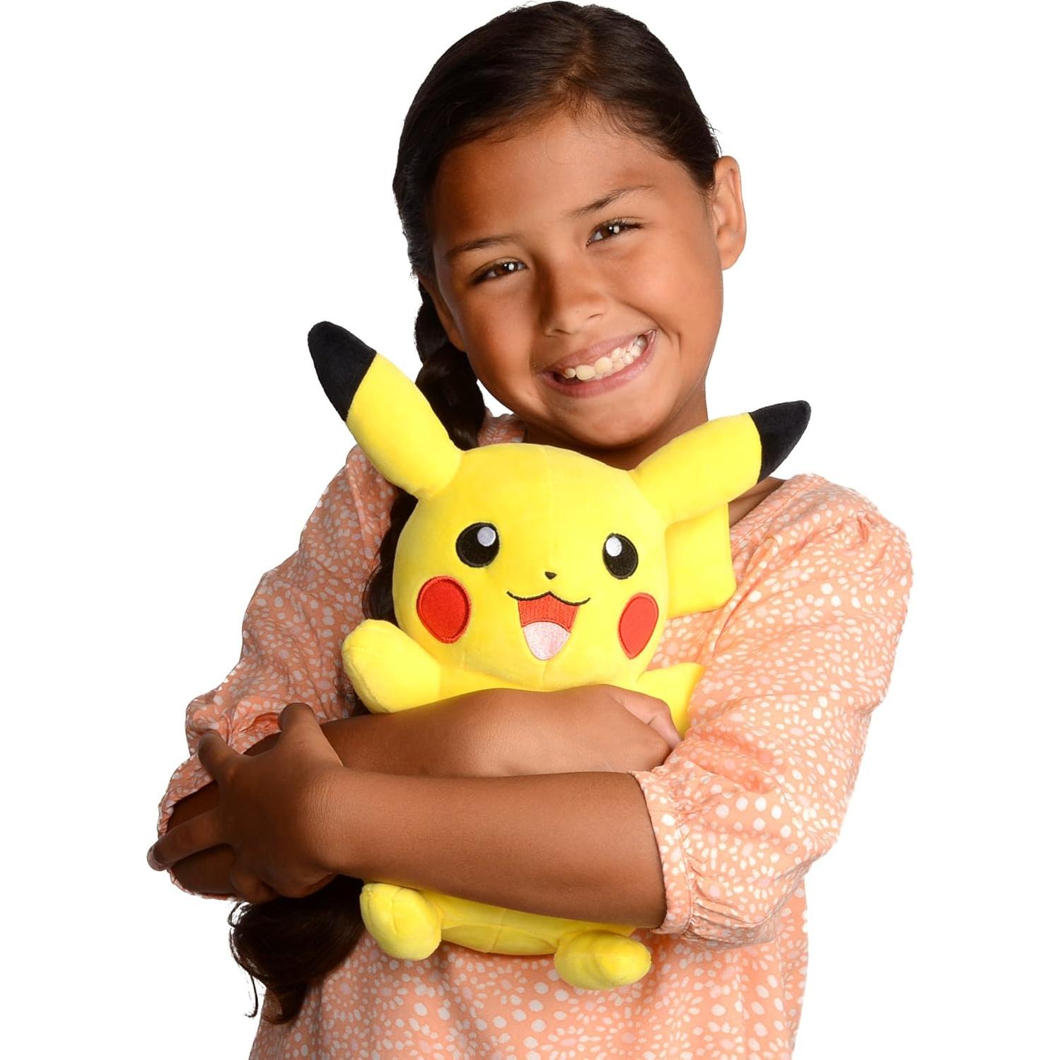 Peluche Pikachu 30 cm y Pichu 20 cm - Set Evolución