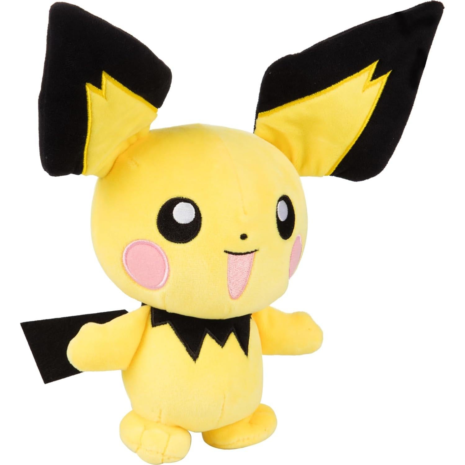 Set de Peluches Pokémon Pichu Pikachu Raichu 3 Pack