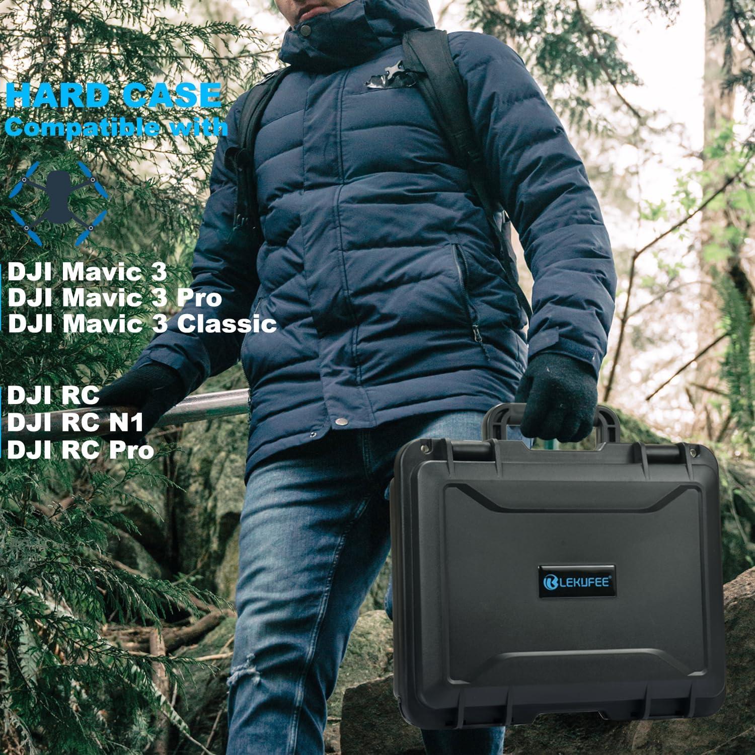 Funda Dura Impermeable Lekufee para Dron DJI Mavic 3