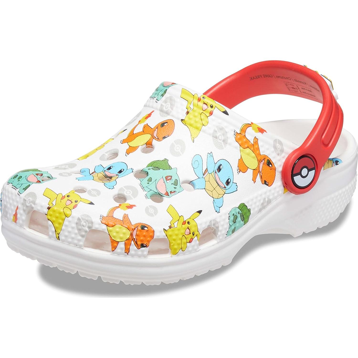 Crocs Unisex Niño Pikachu Classic Clog Blanco/Multi