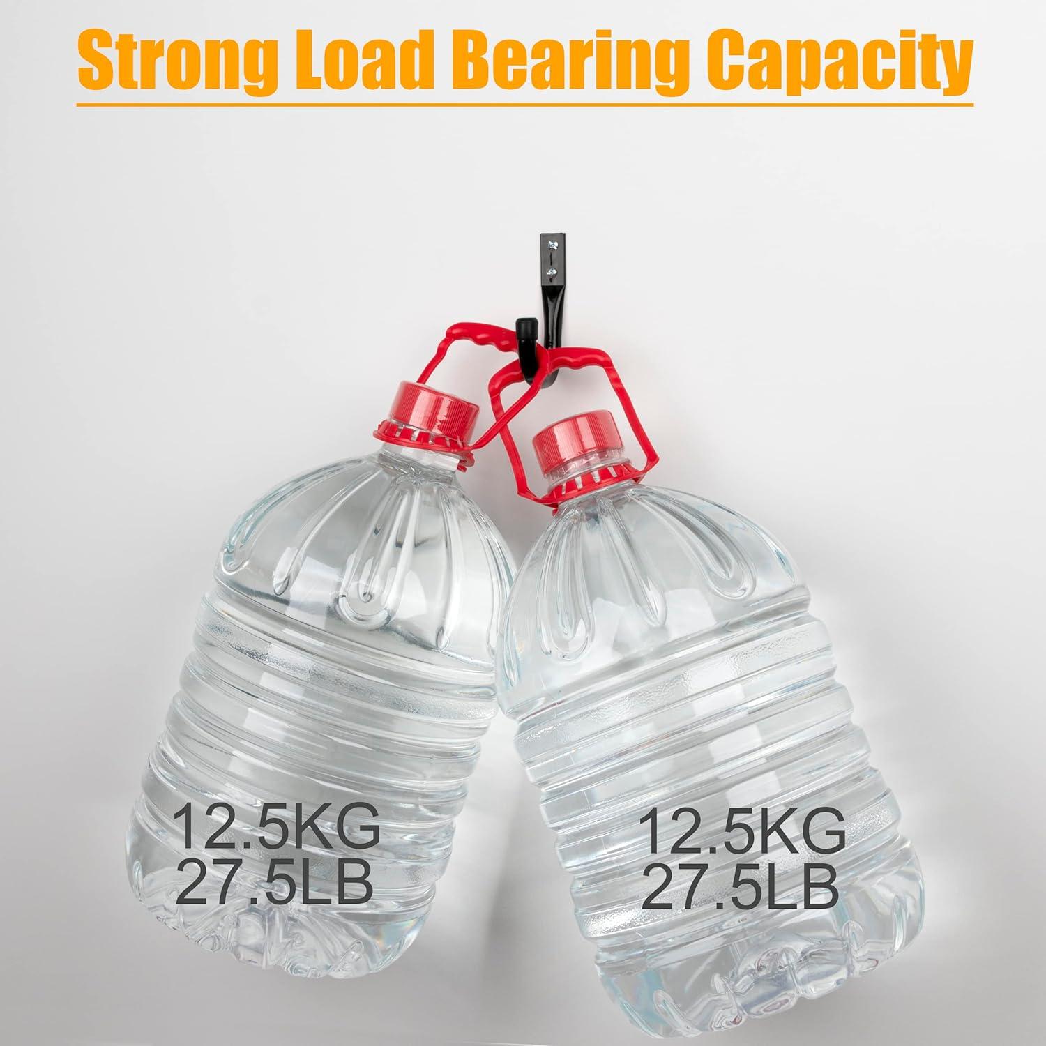 Ganchos de Pared KURUI Alta Resistencia 6 Piezas 31.75 kg