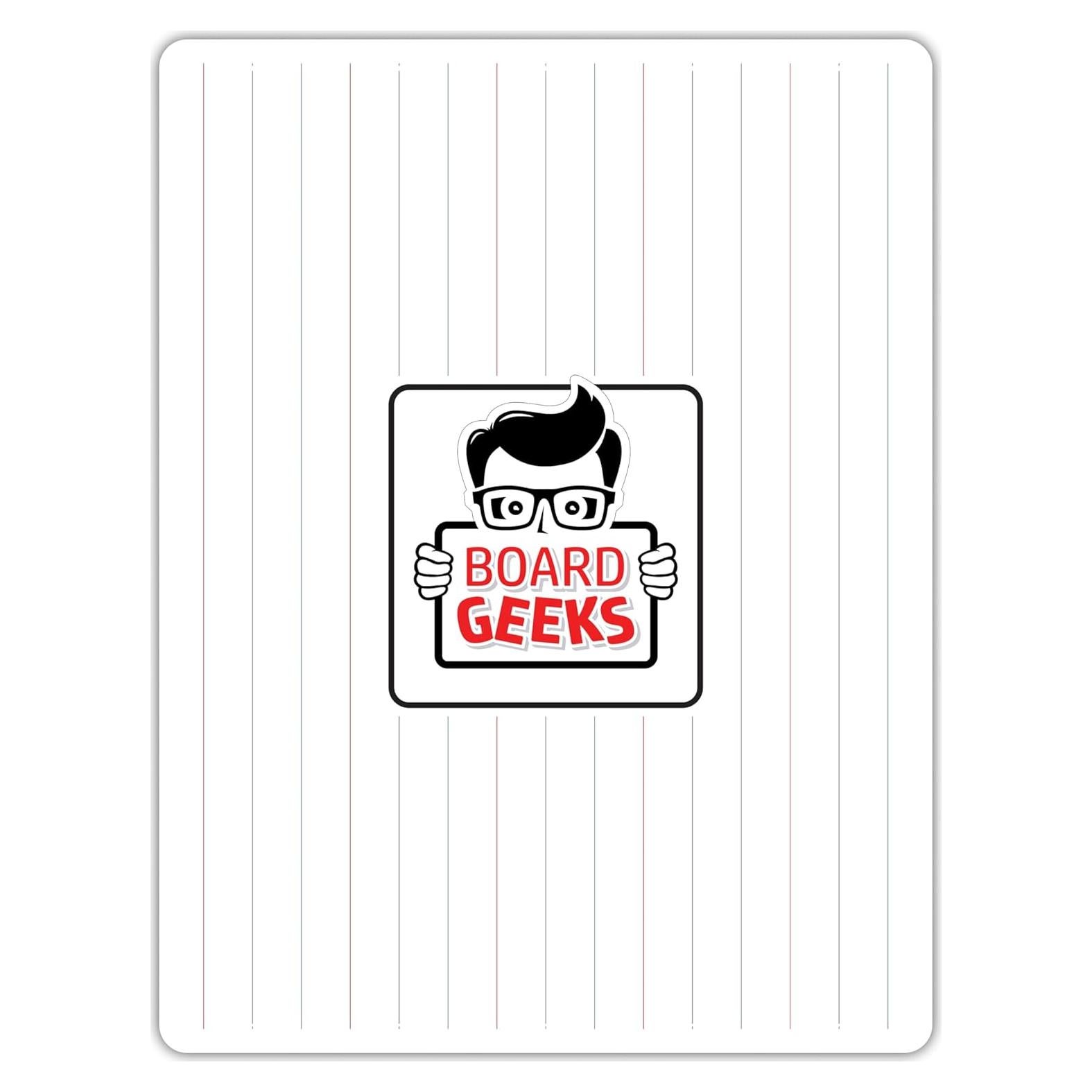 Tablero Blanco Pequeño Doble Cara Board Geeks 30x22 cm