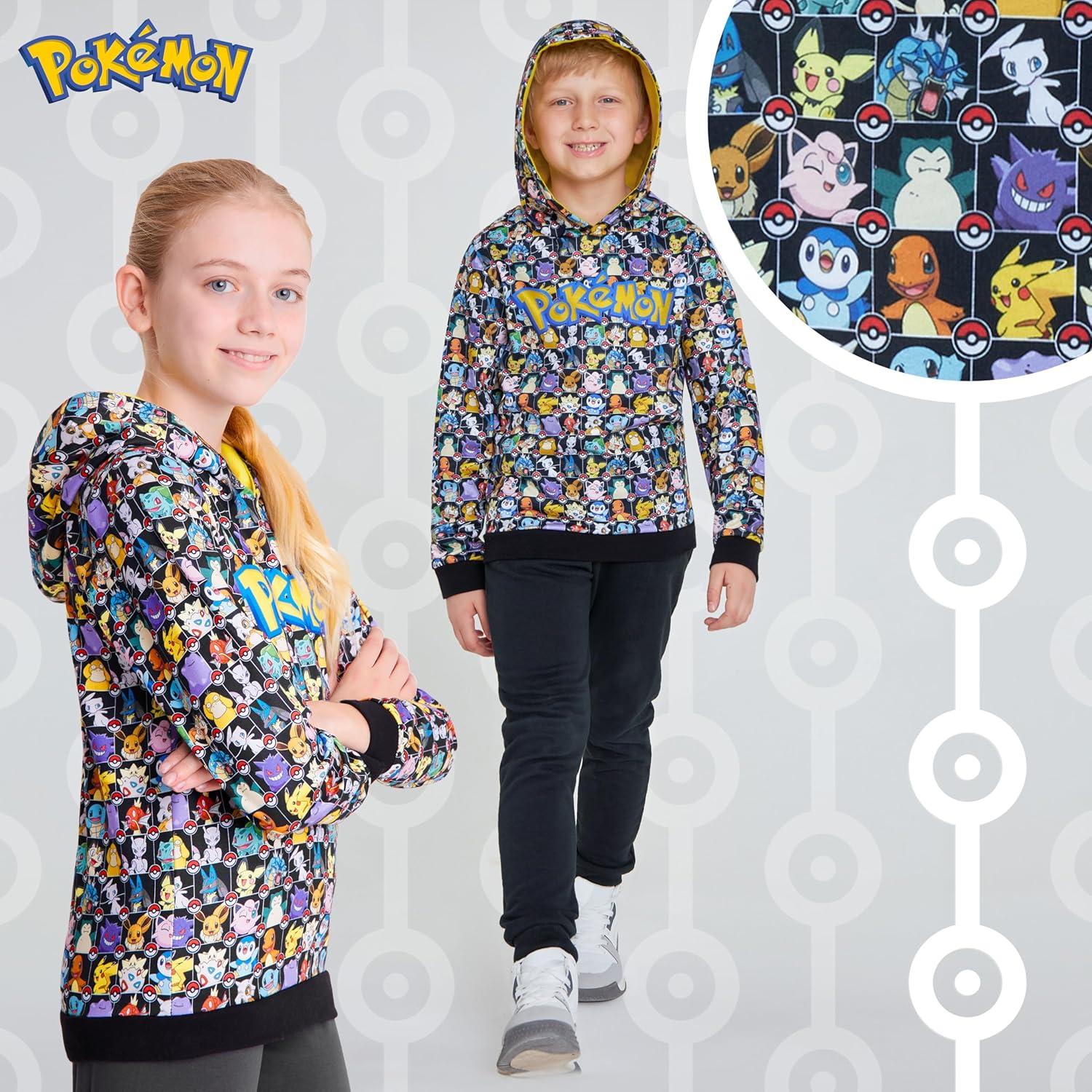 Sudadera Pokémon Pikachu para niños 11-12 años Multicolor