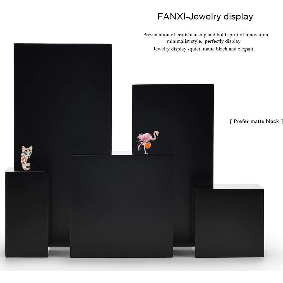 Soporte de exhibición de joyería Oirlv madera minimalista 5x10cm